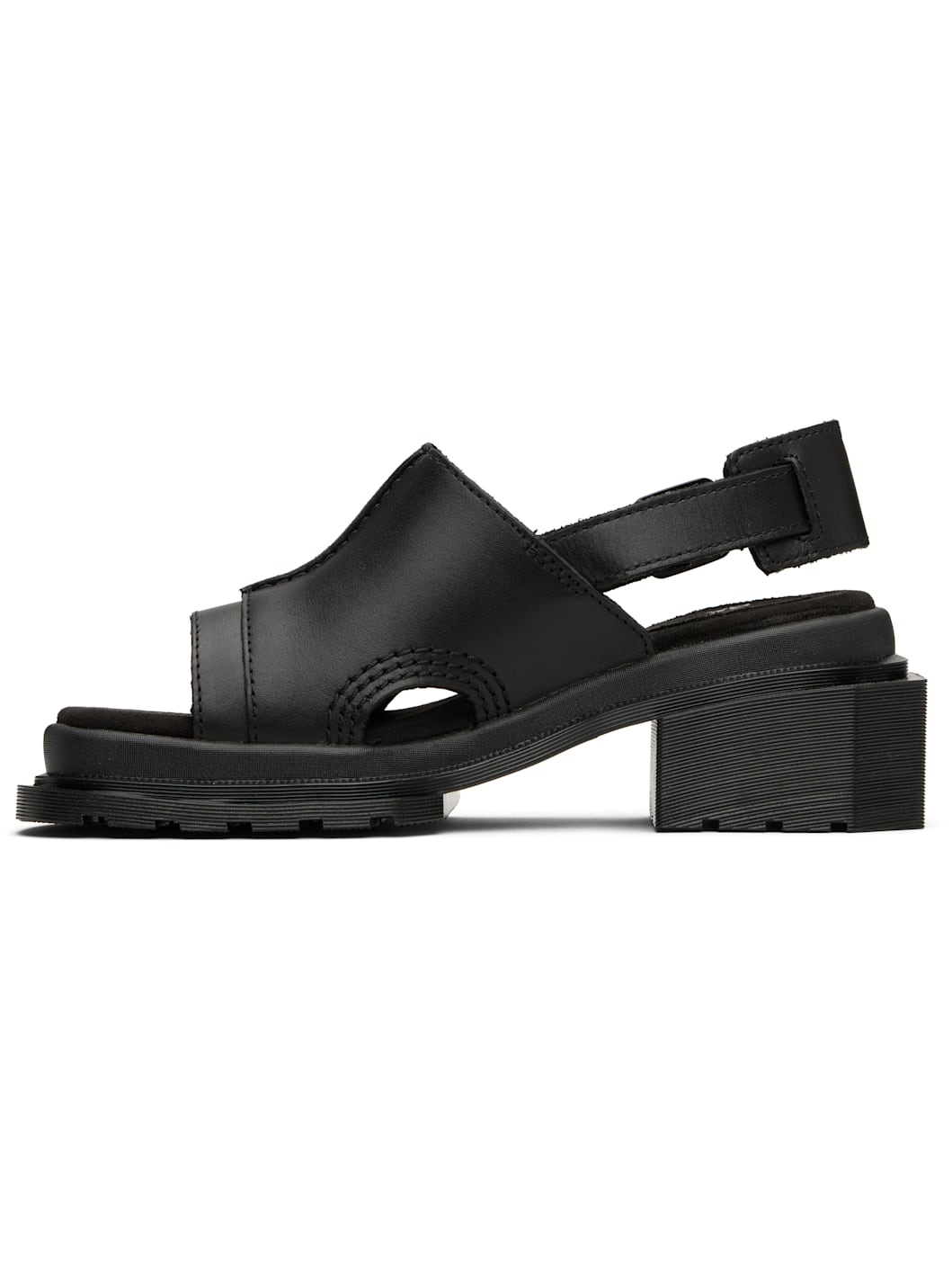 Black Maybole Open Toe Mules - 3