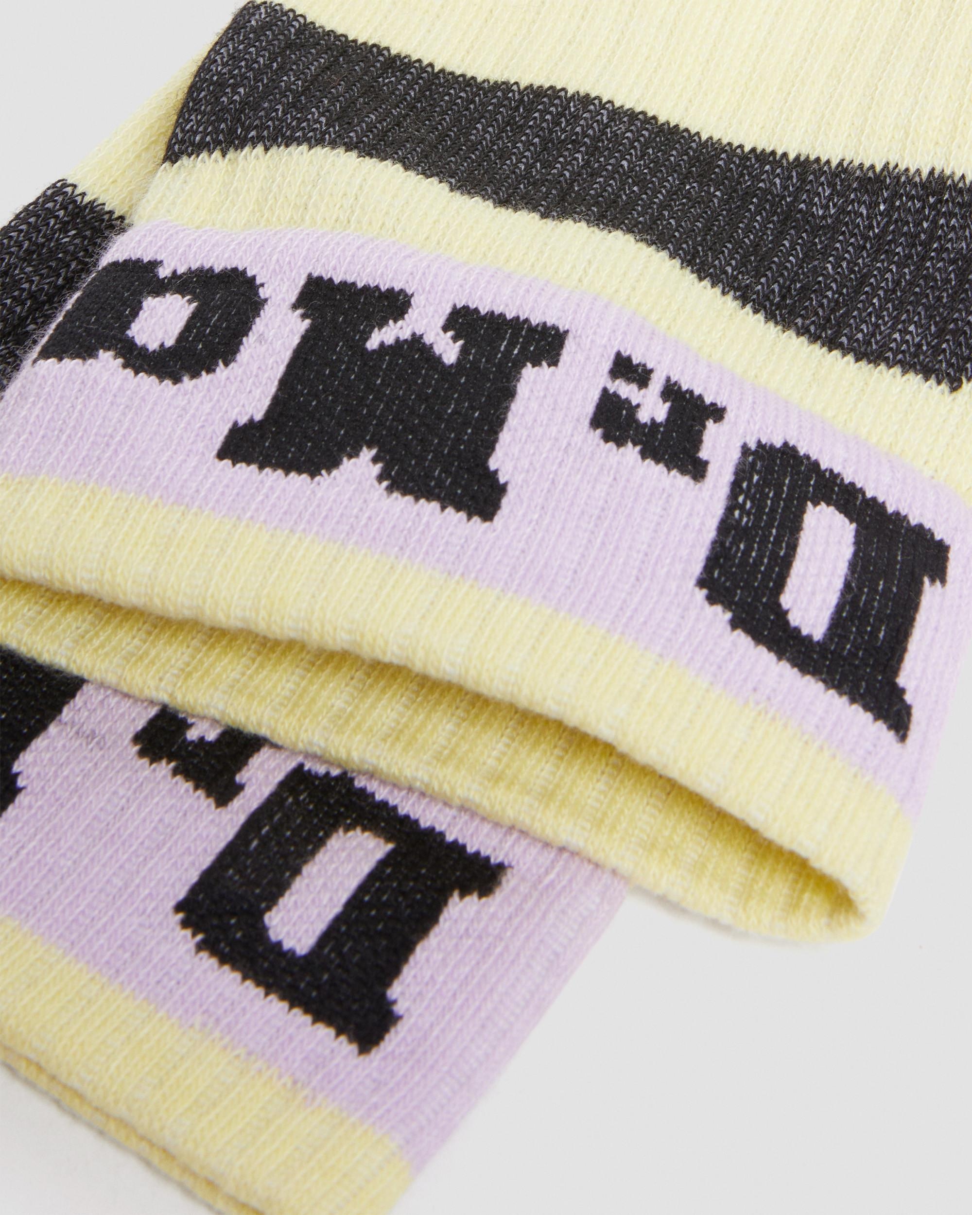 Athletic Logo Organic Cotton Blend Socks - 4