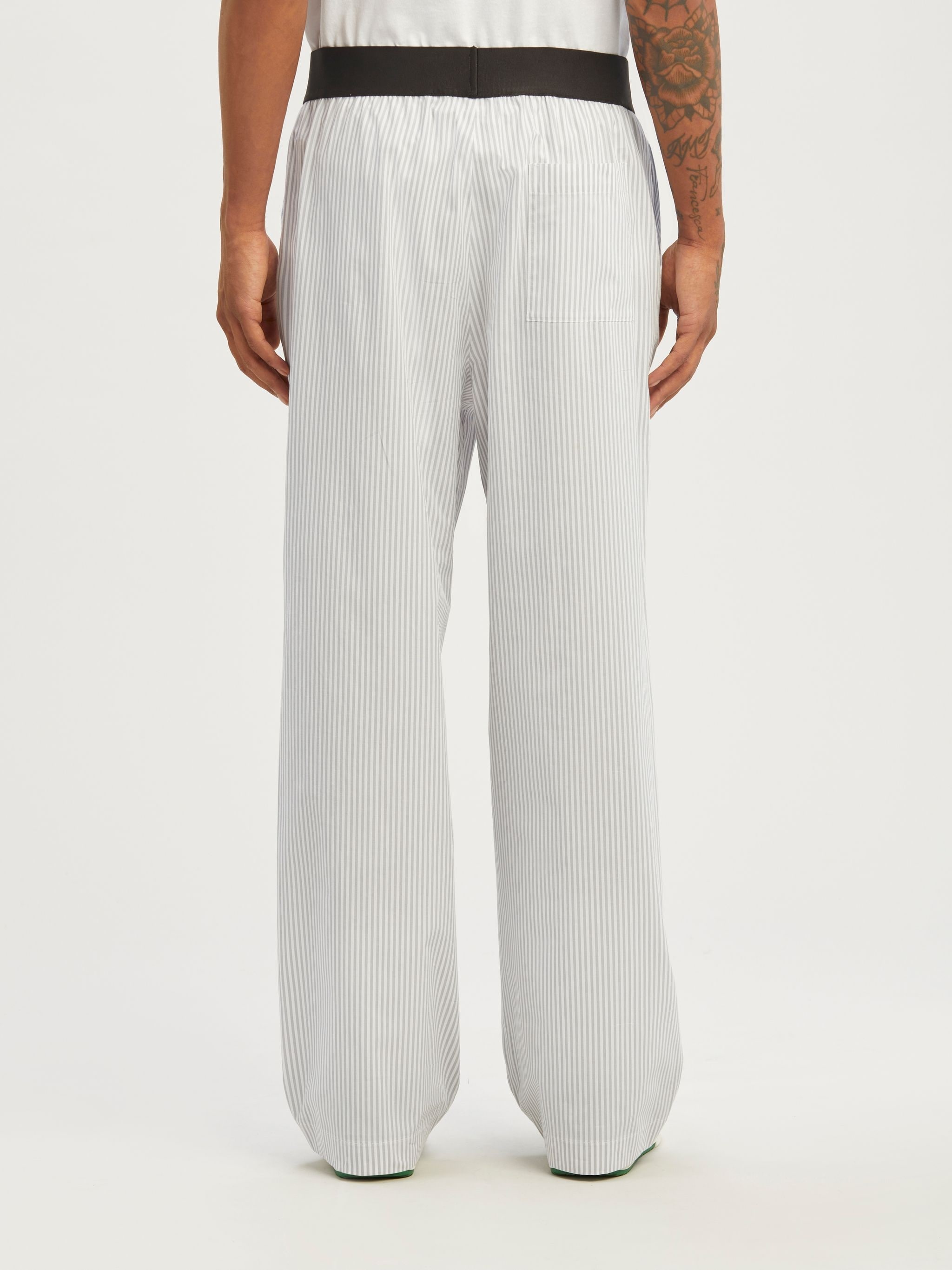 Classic Logo Striped Pajama Pants - 5