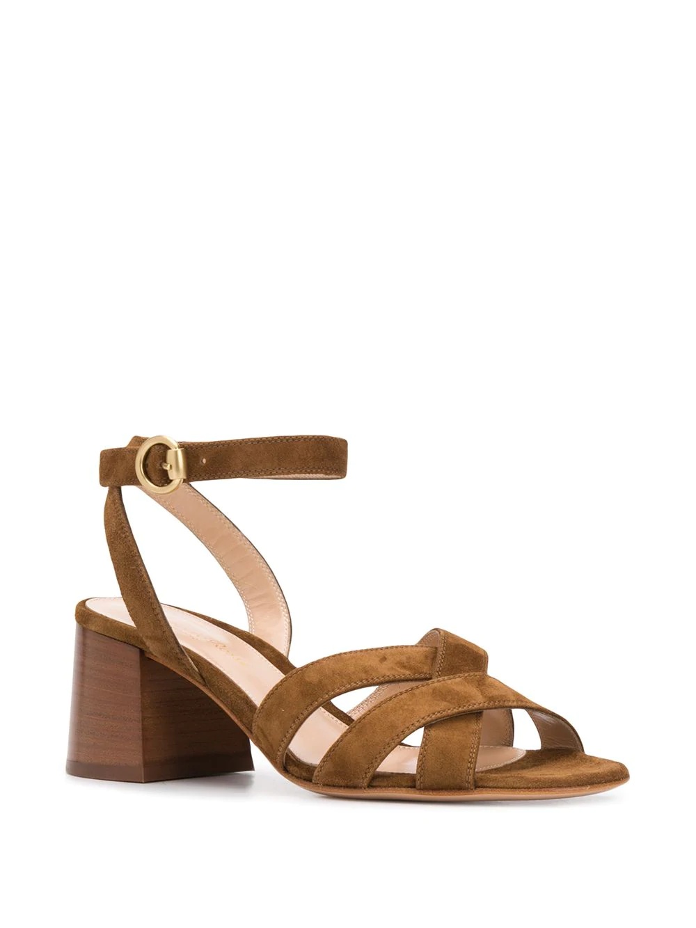 strappy block heel sandals - 2