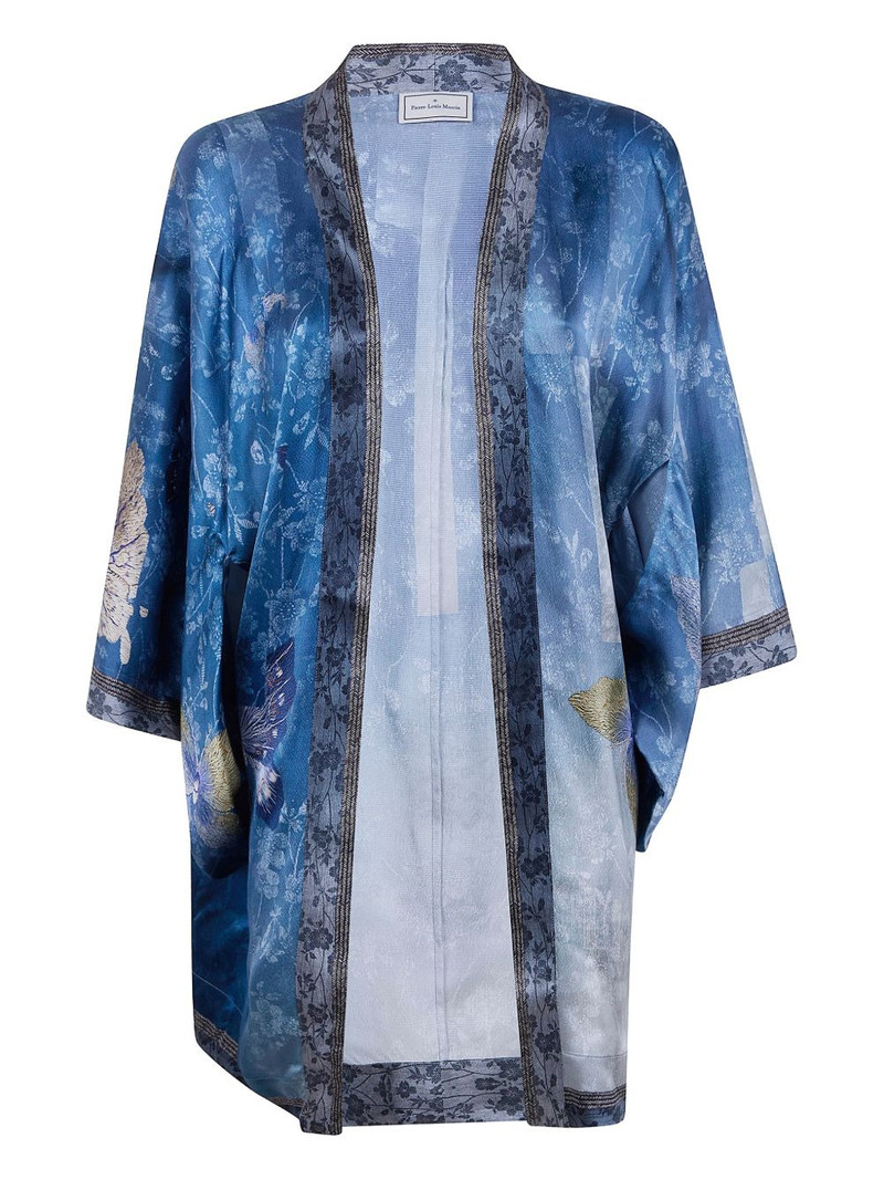 floral-print kimono jacket 1