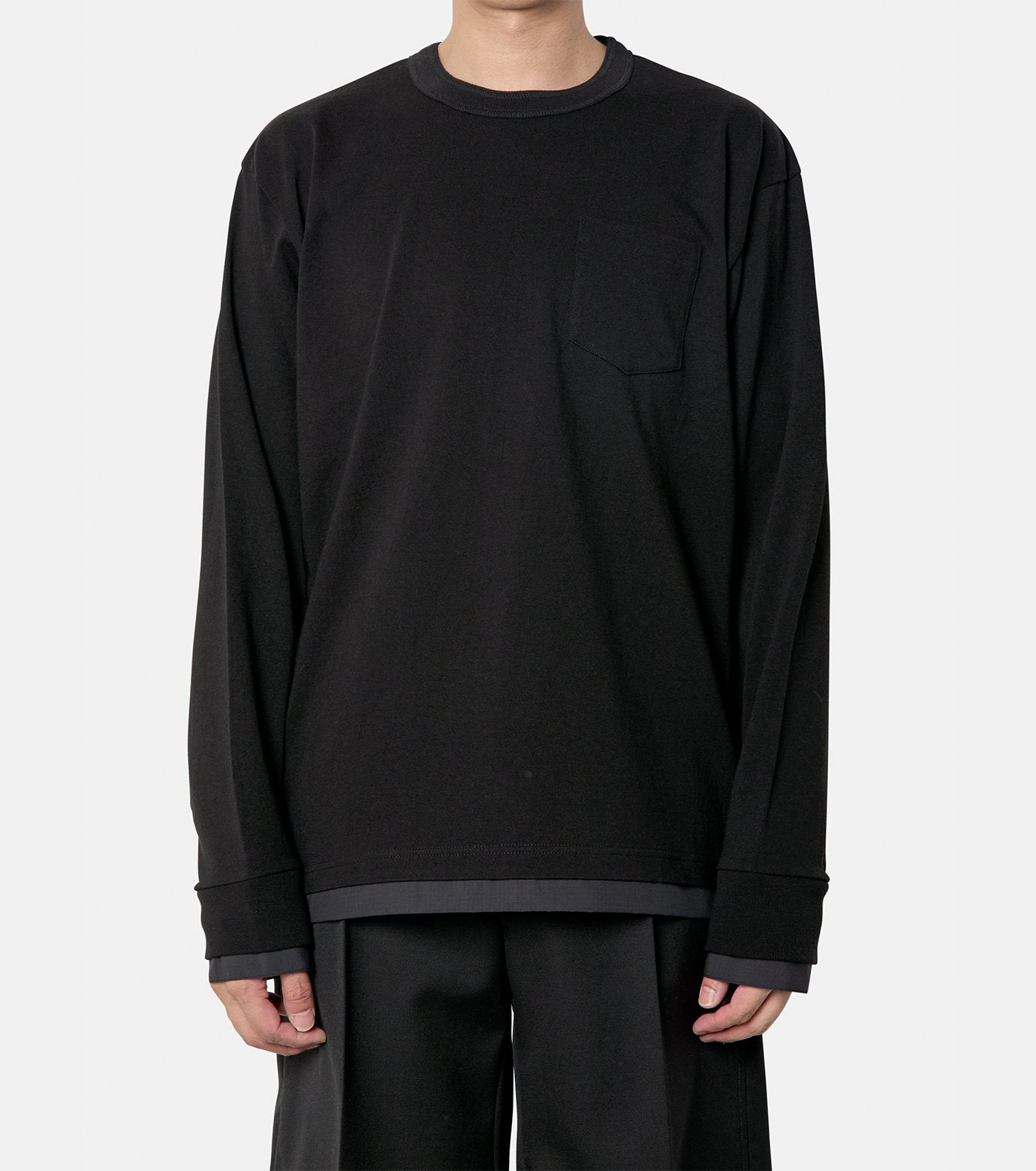 Cotton Jersey L/S T-Shirt - 2