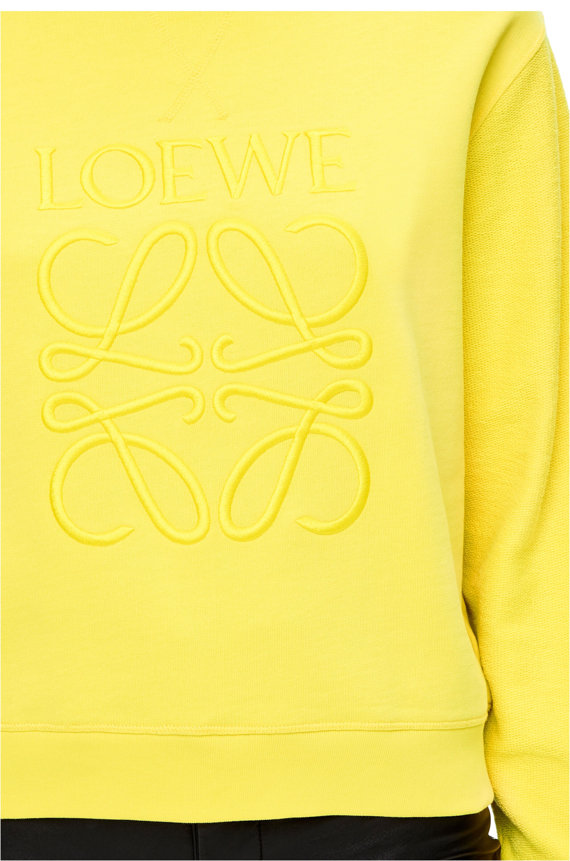 LOEWE Anagram embroidered sweatshirt in cotton - 5