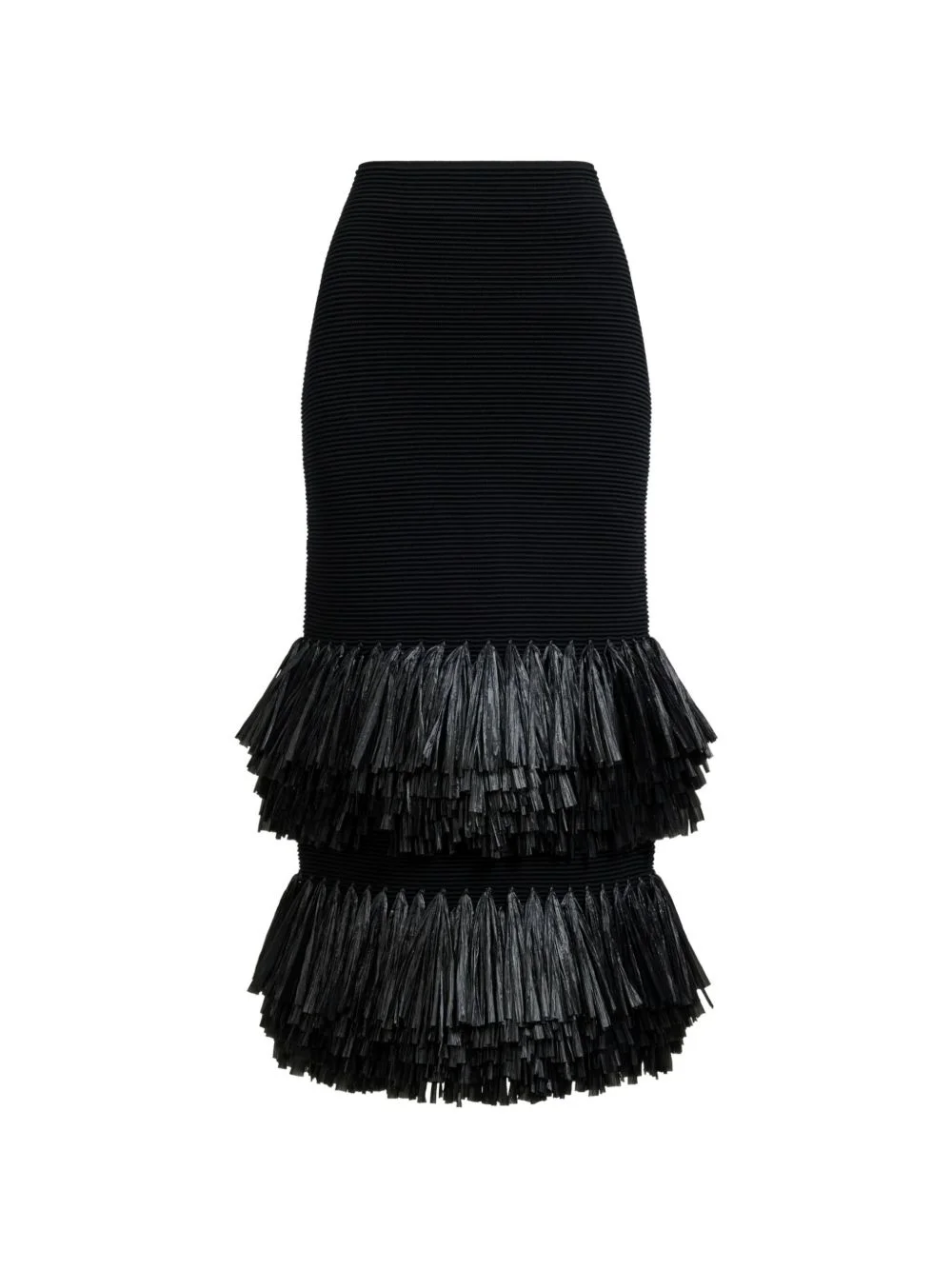 Agave fringed midi skirt - 1