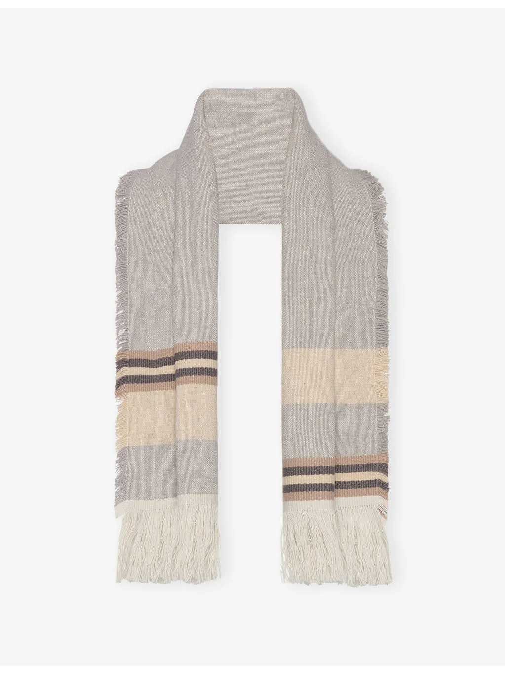 Guna Cotton-Linen Scarf - 1