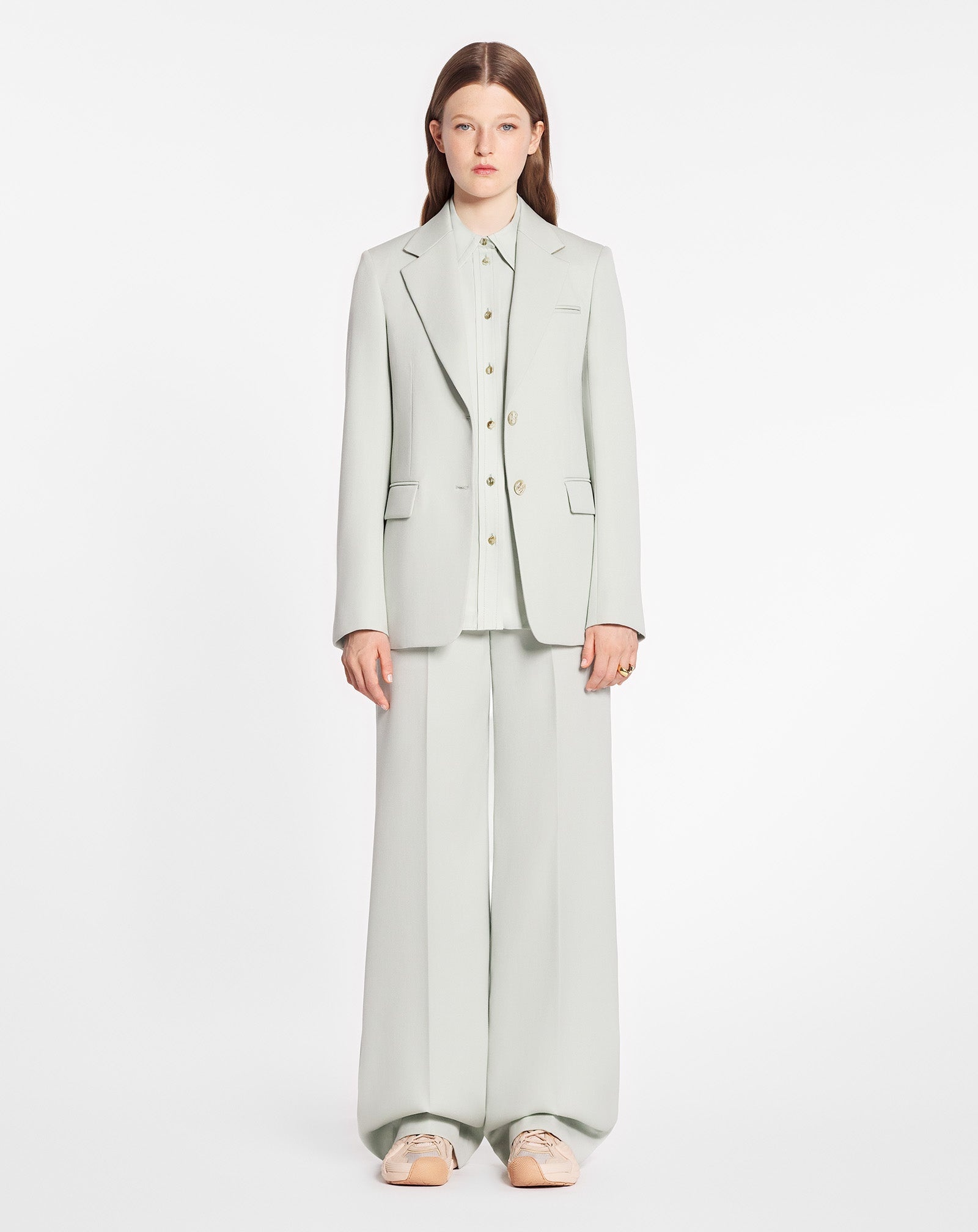 LONG SLEEVE SHIRT WITH EMBROIDERED POCKET - 2