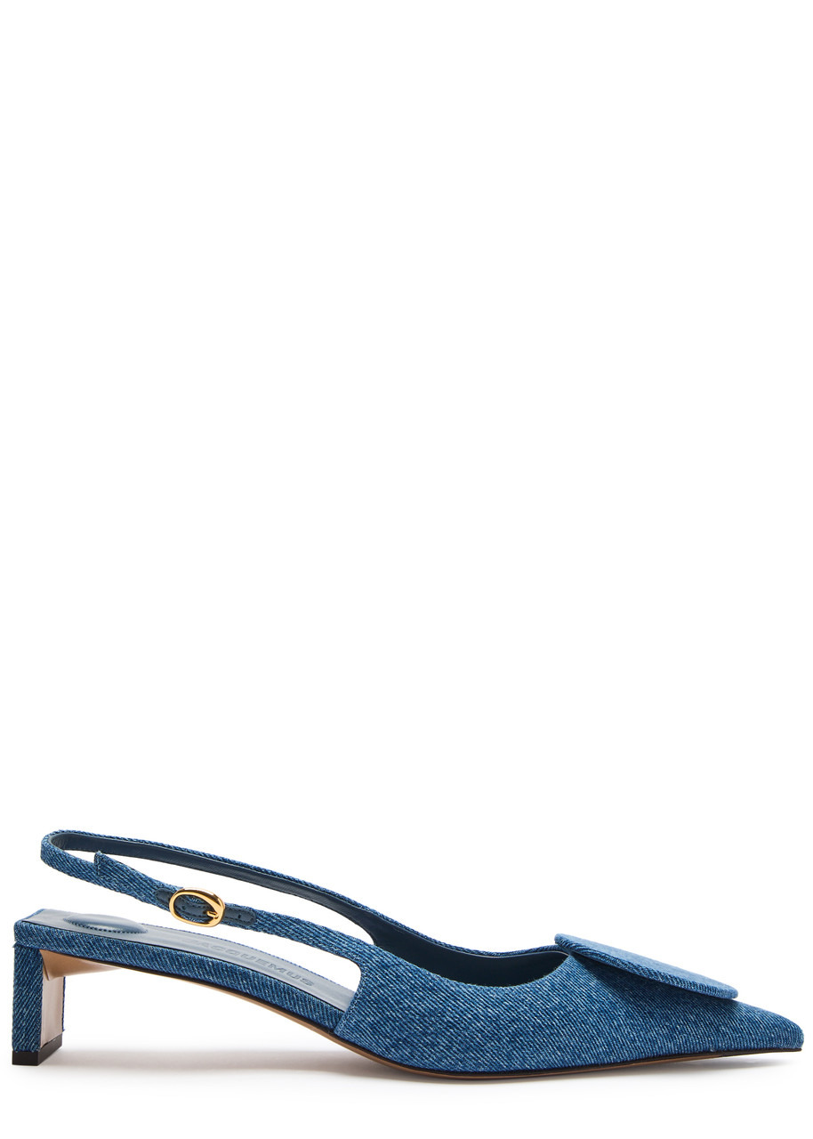 Jacquemus Les Slingbacks Duelo Denim Pumps - 1