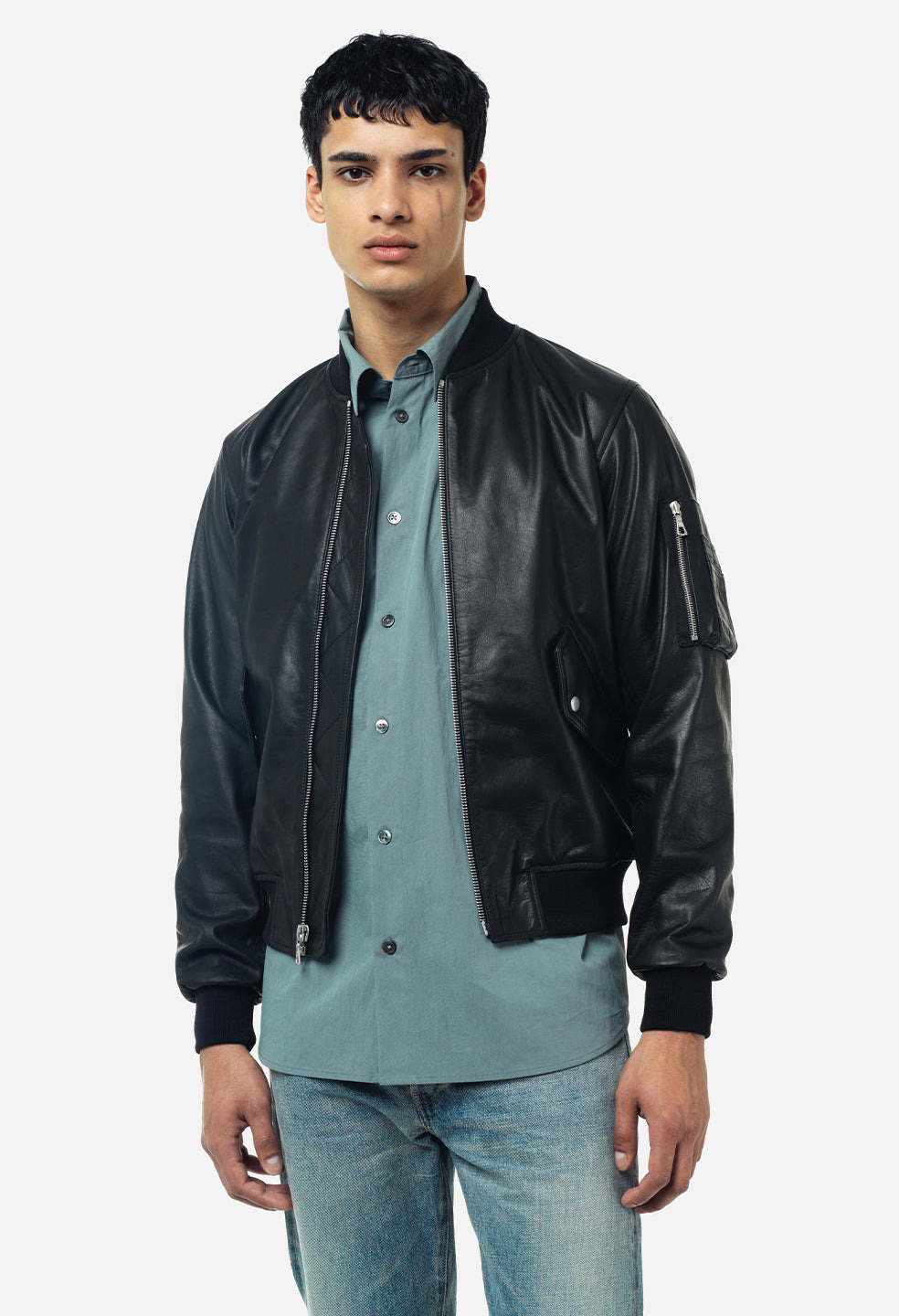 LEATHER BOGOTA BOMBER - 9