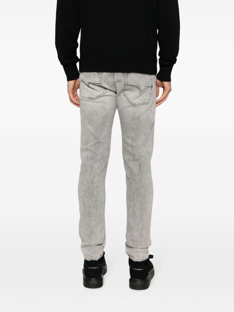 whiskering-effect straight-leg jeans 4