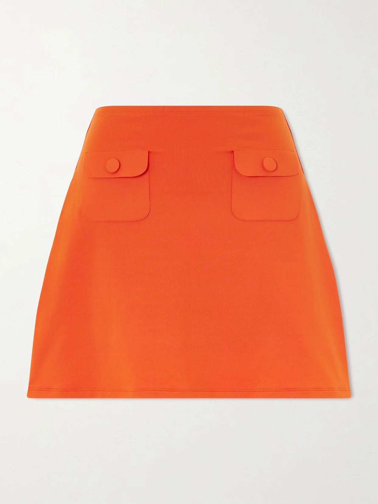 Maritime Stretch-jersey Mini Skirt - 1