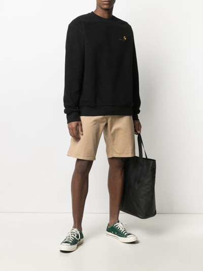 Carhartt logo crew-neck sweatshirt outlook