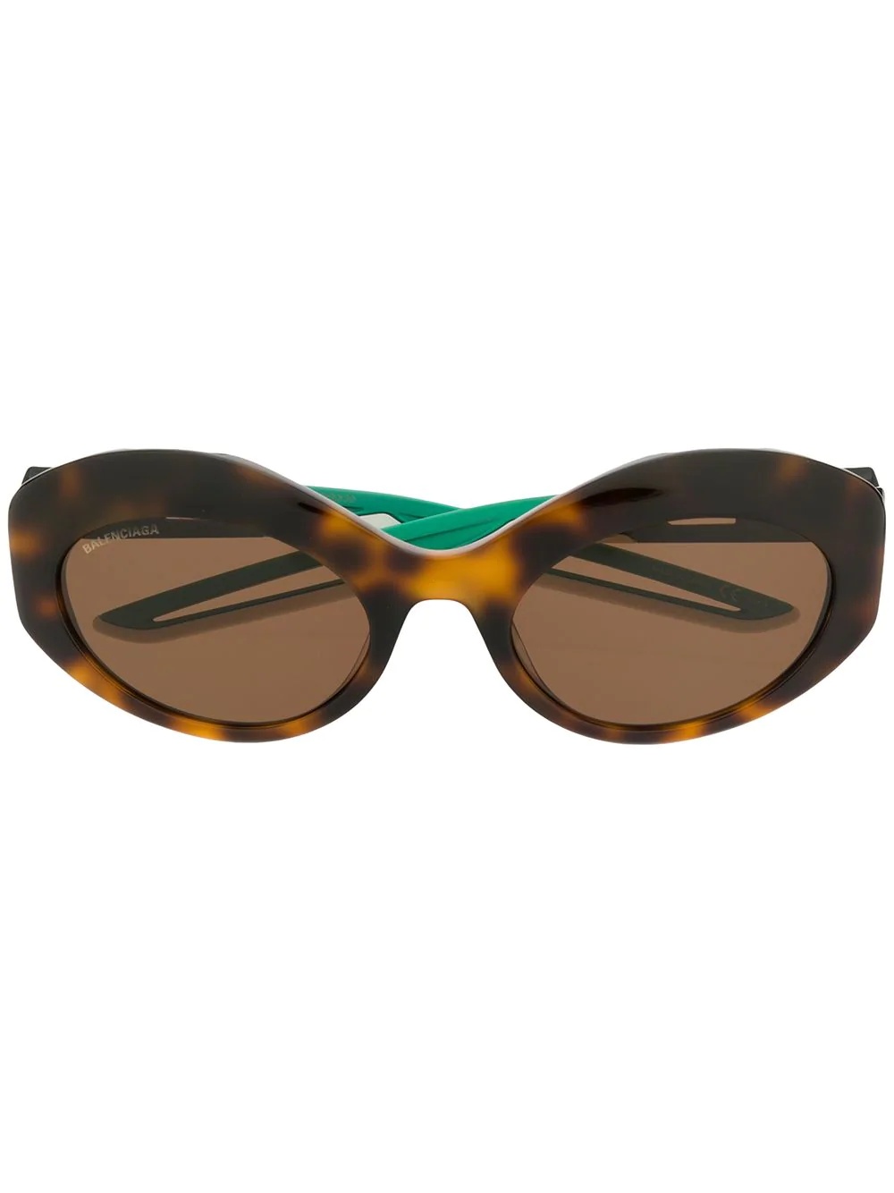 Hybrid oval sunglasses - 1