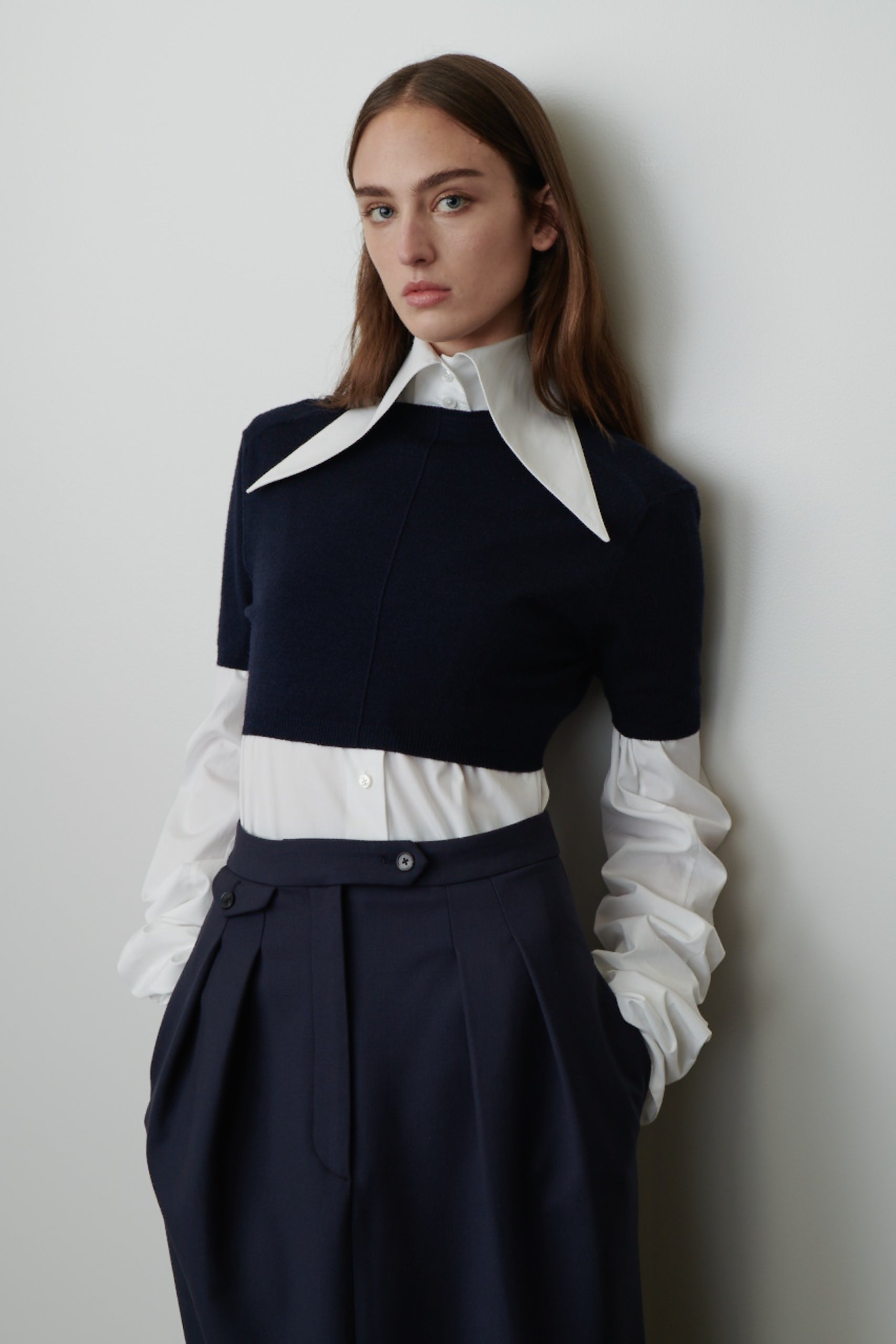 Vic Top in Wool and Silk - 3
