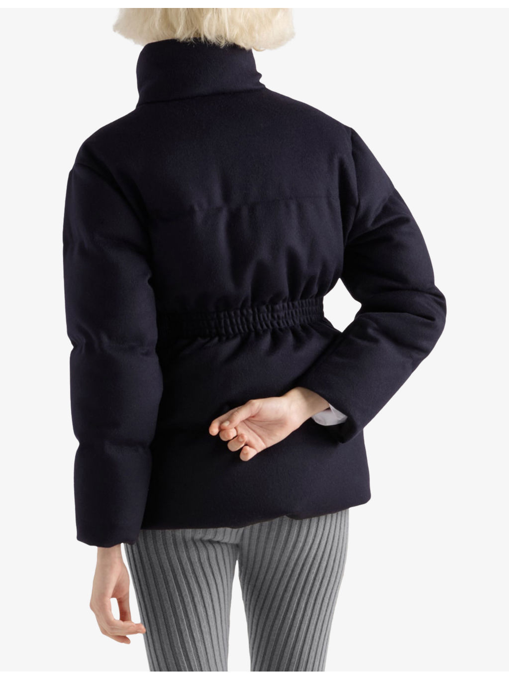 Loden Belted Shell-Down Puffer Jacket - 4