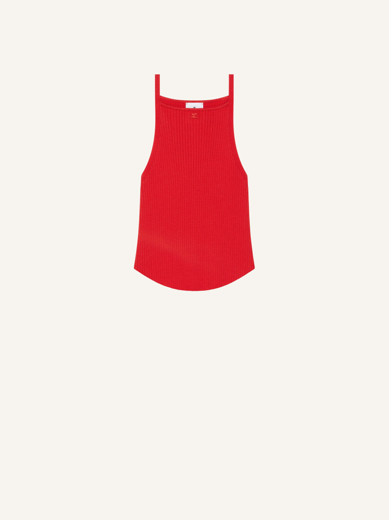 CIRCLE RIB KNIT TOP 1