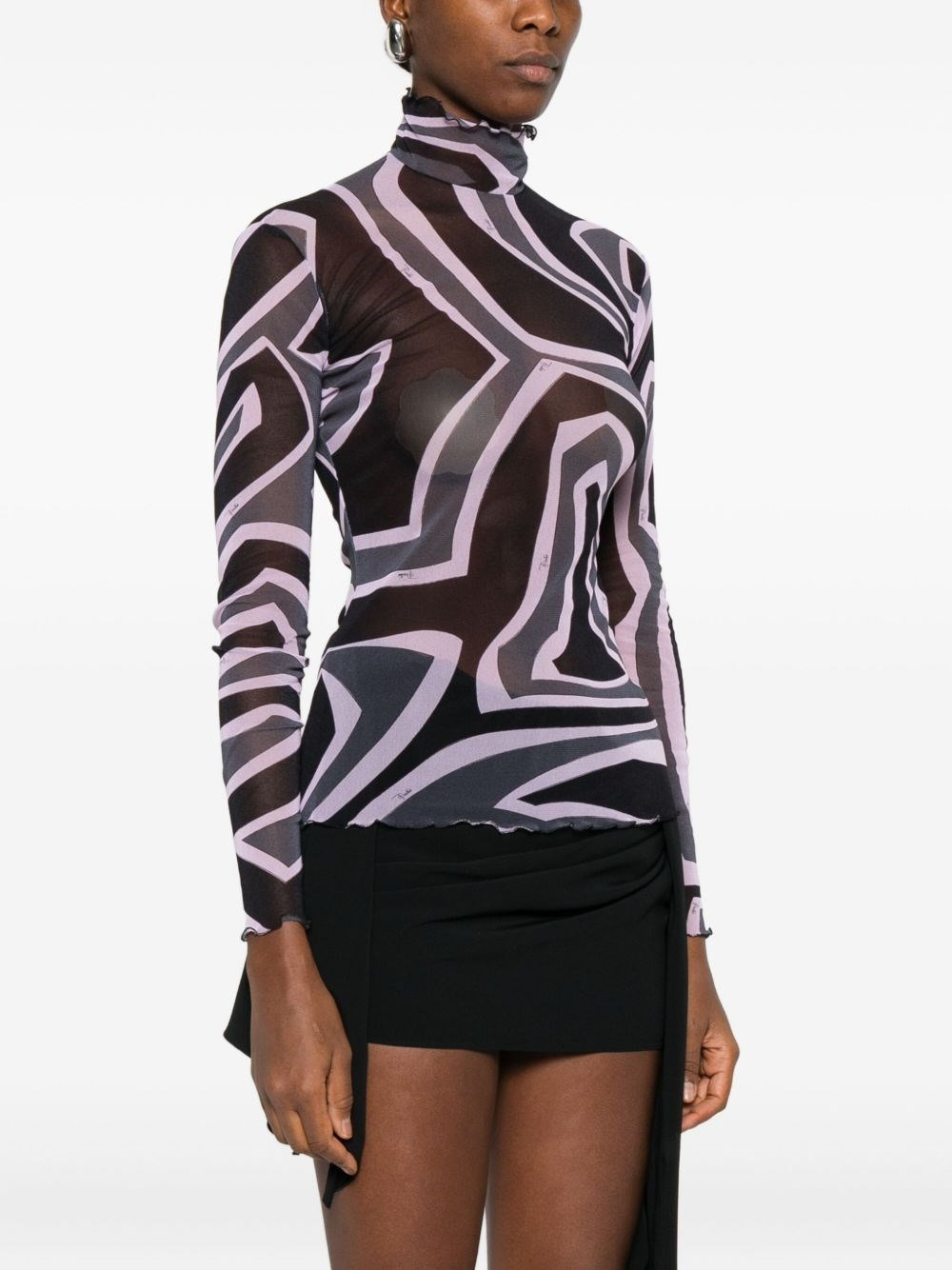 Printed midi dress - 4