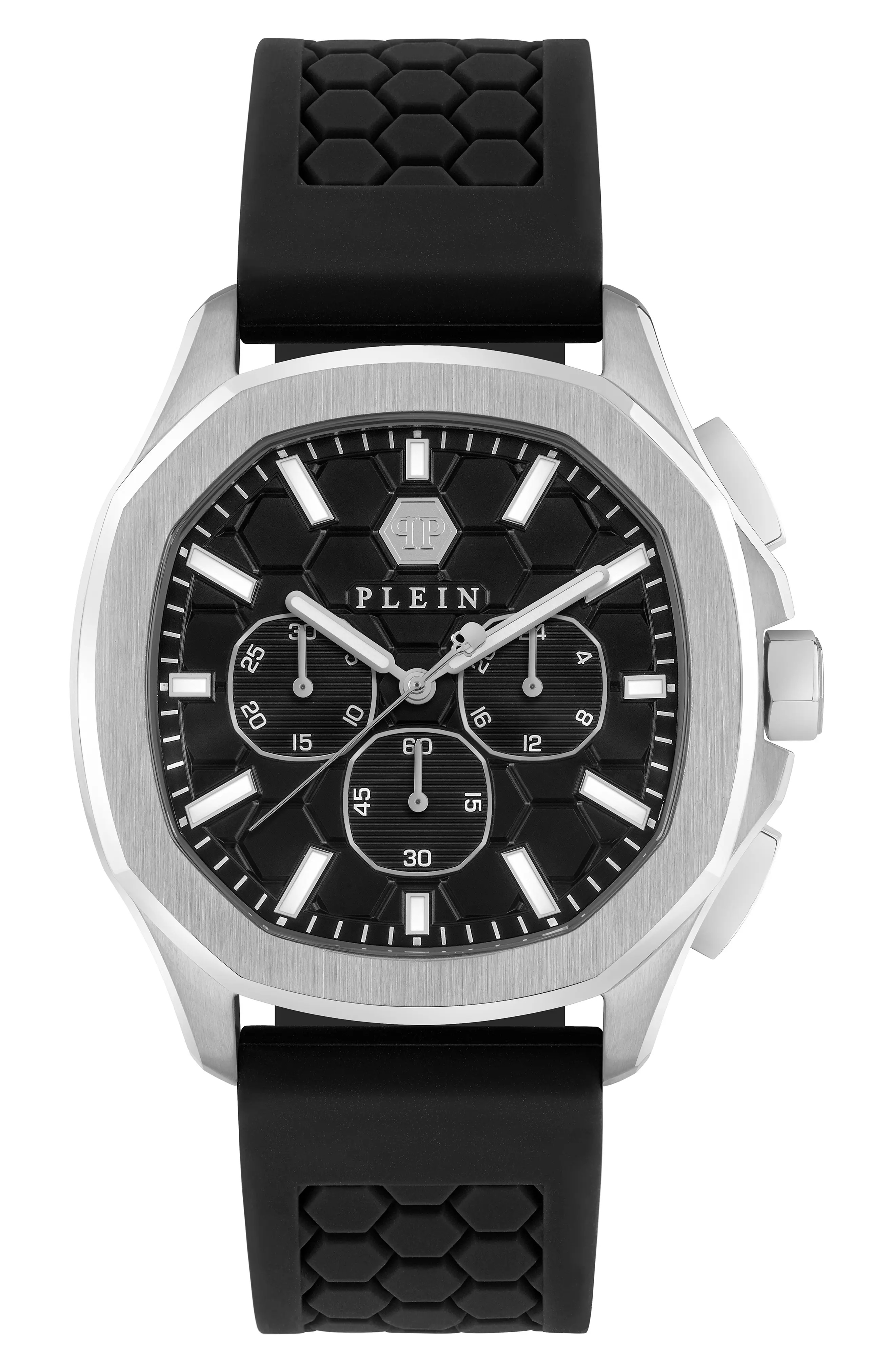 Spectre Chronograph Silicone Strap Watch, 44mm - 1