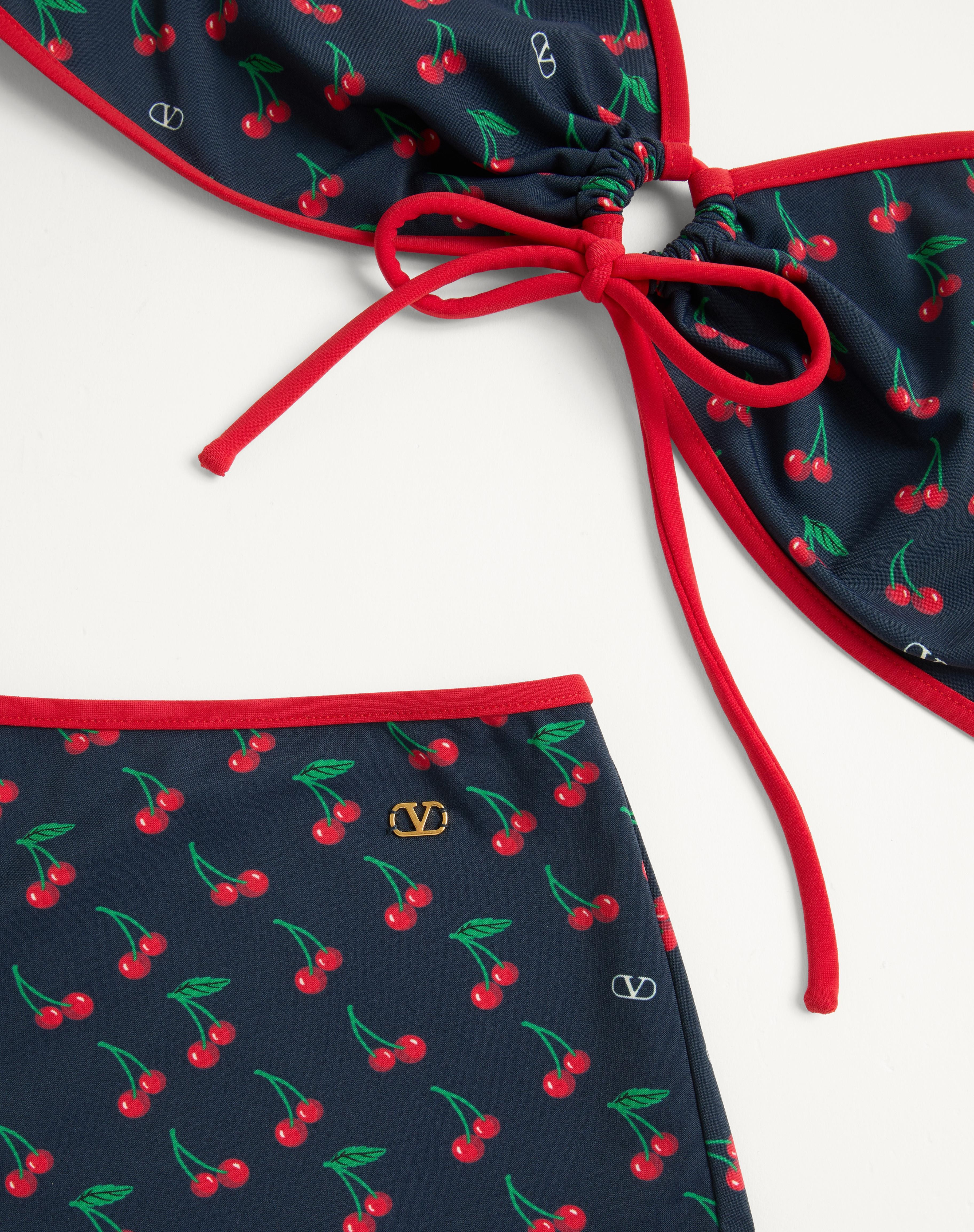 LYCRA BIKINI WITH CHERRYFIC PRINT - 6