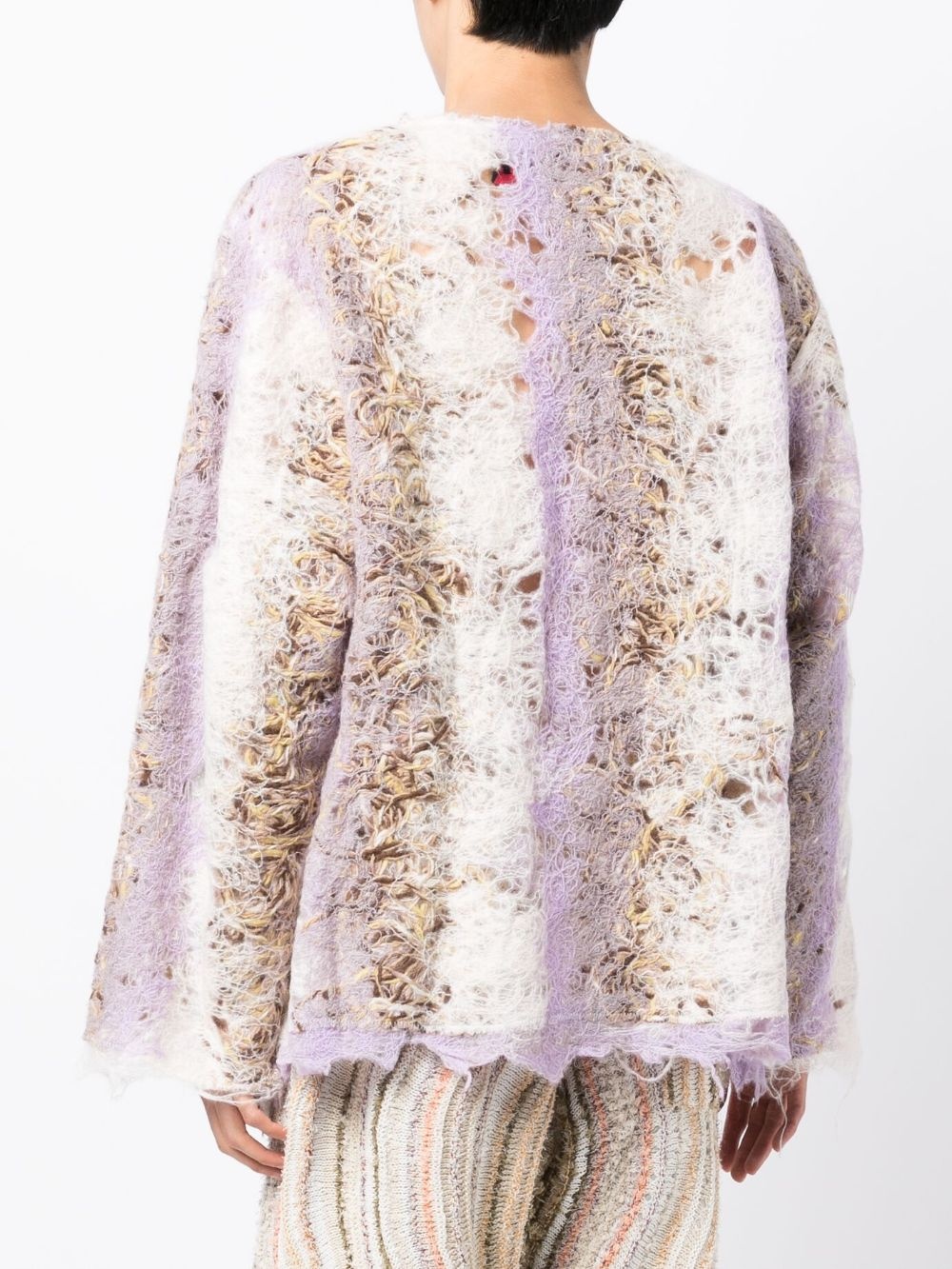 gradient-effect knitted jumper - 4