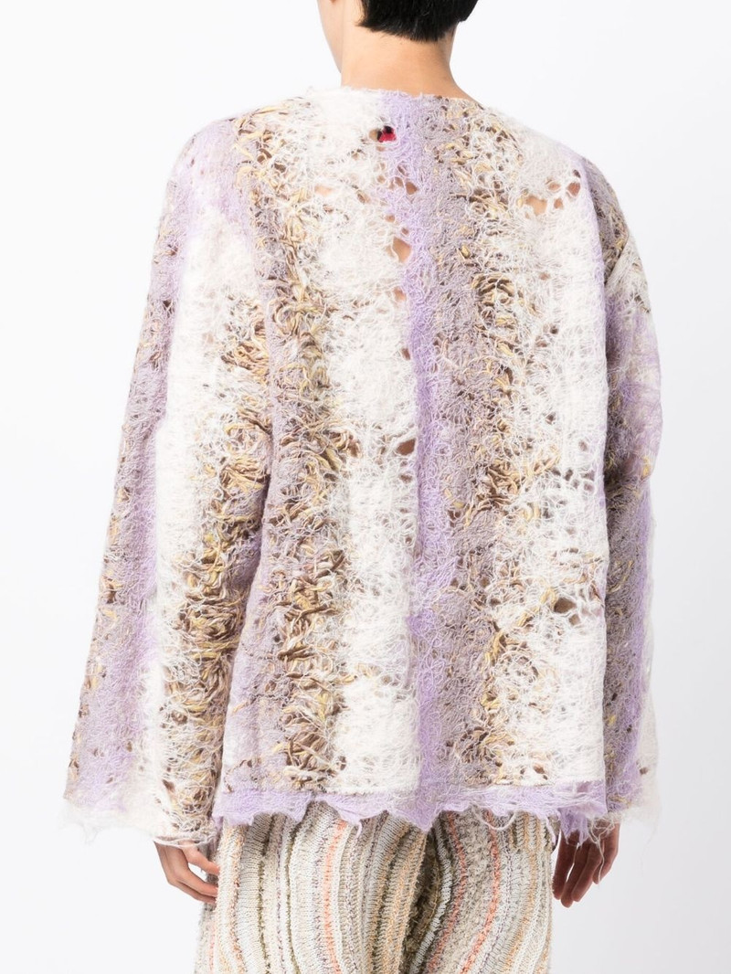 gradient-effect knitted jumper 4