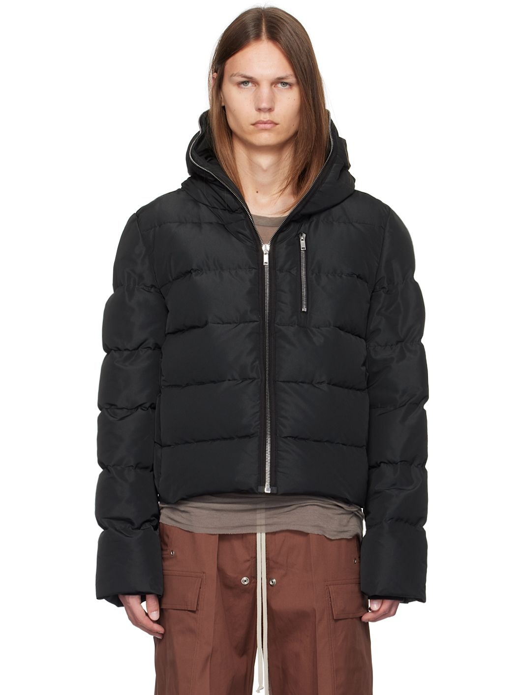 Black Porterville Sealed Down Jacket - 1