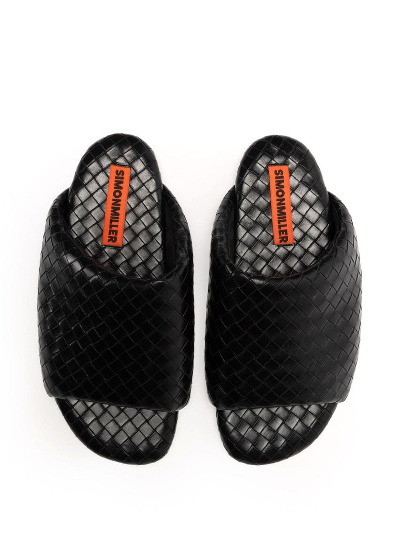 SIMONMILLER woven-design bubble slides outlook