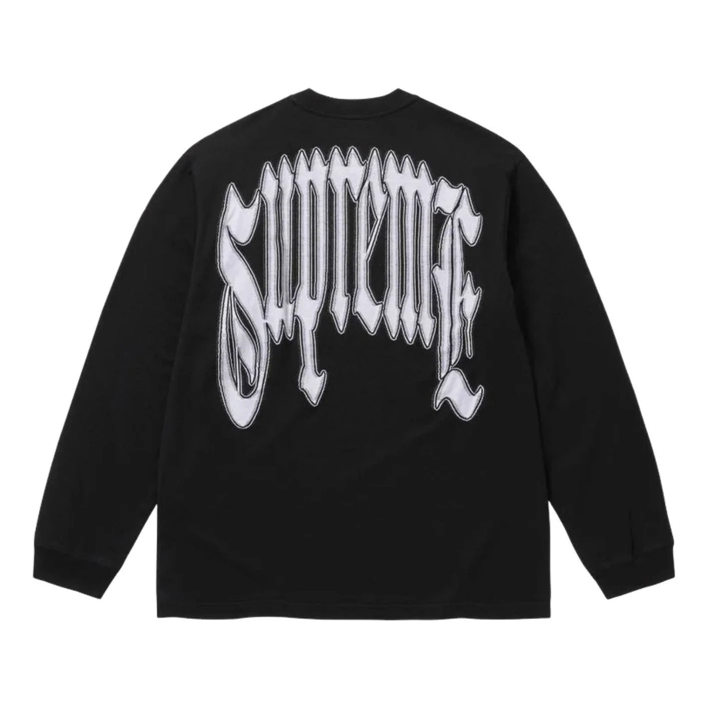 Supreme FW26 Intarsia L/S T-Shirt 'Black' SUP-FW26-014-BLK - 1