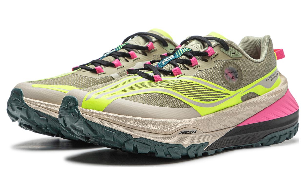(WMNS) Li-Ning Dilu 'Grey Yellow Pink' ARNT004-6 - 4