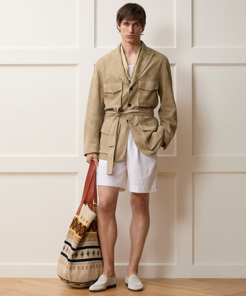 Italian Suede Cartographer's Jacket 4