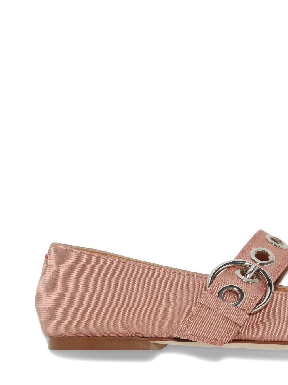 Uma eyelet-buckle ballet flats - 4