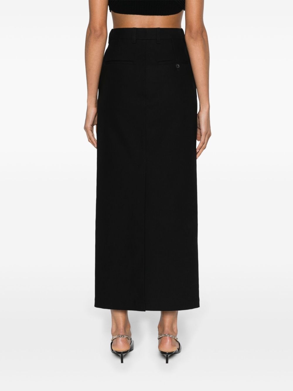 Drill column maxi skirt - 4