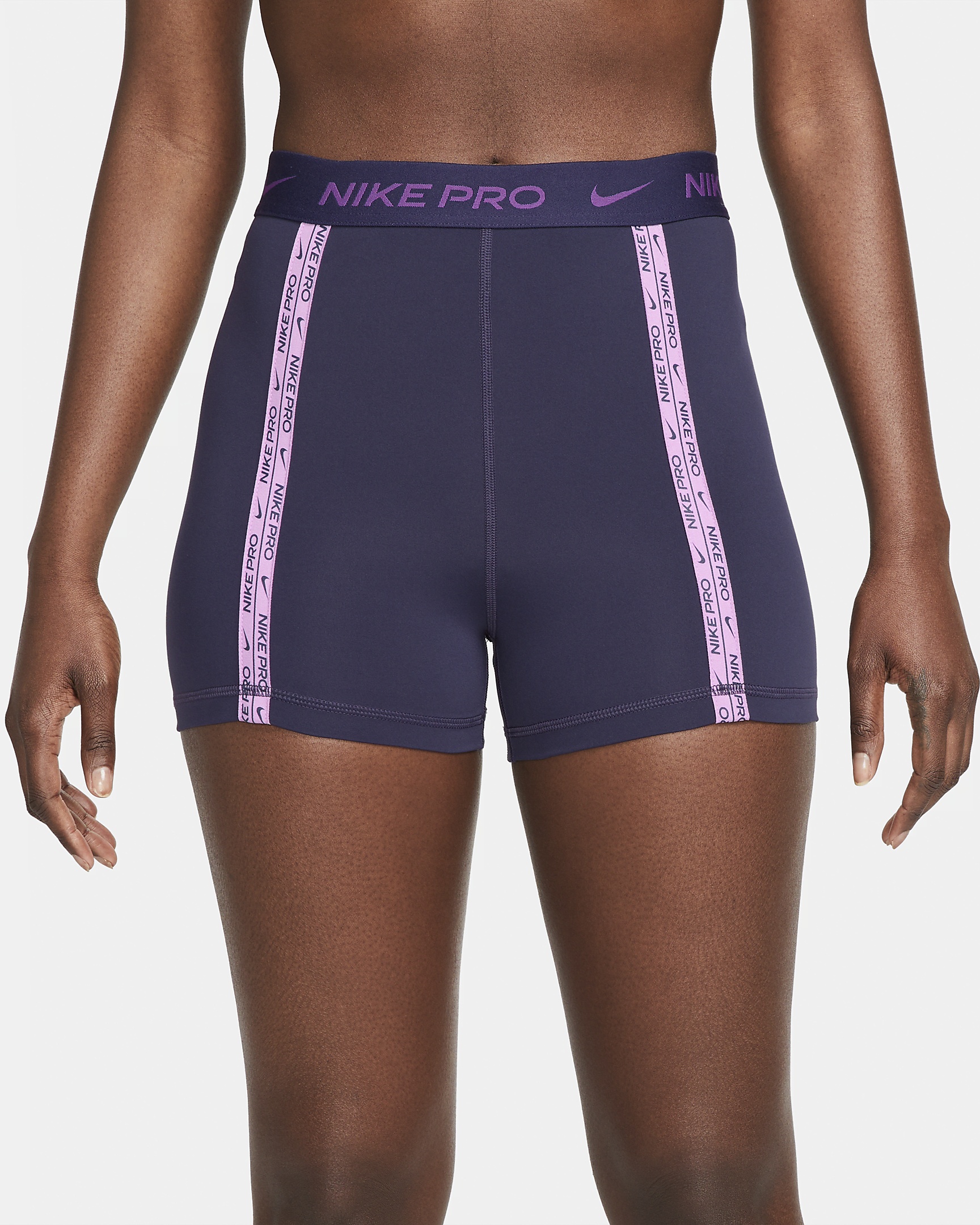 Nike Pro Dri-FIT Women's High-Waisted 3" Shorts - 2