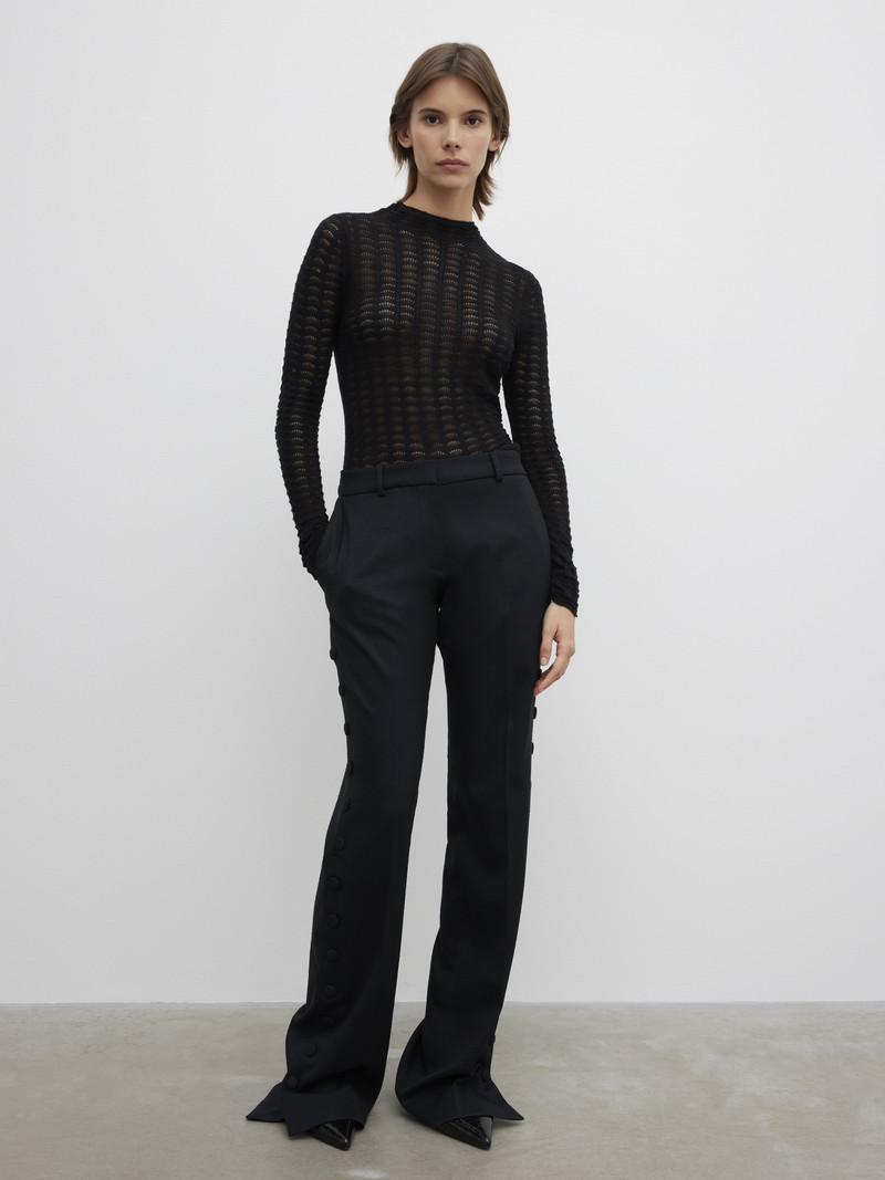 House of Dagmar Slim button trousers outlook