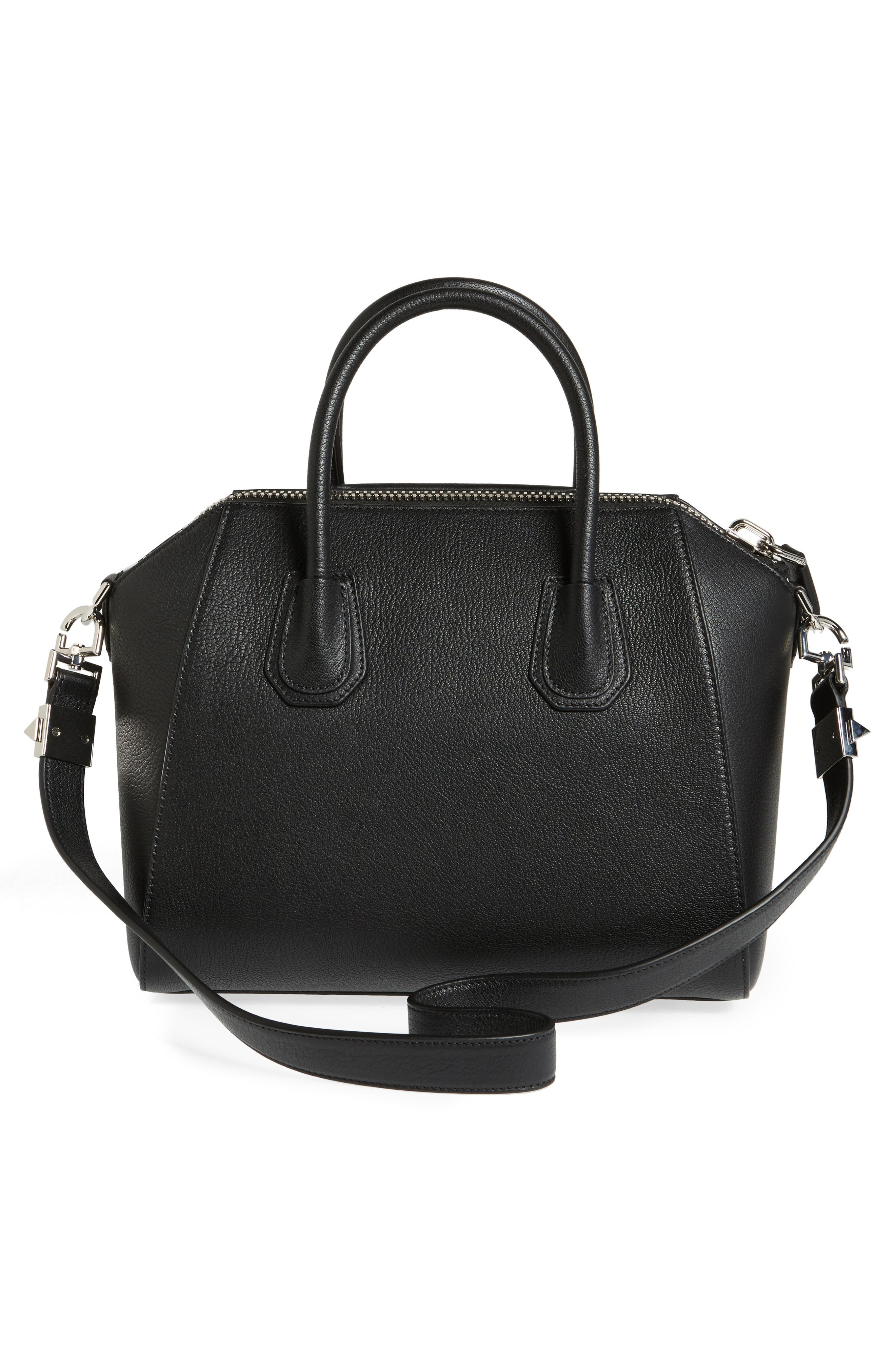 Small Antigona Leather Satchel - 3