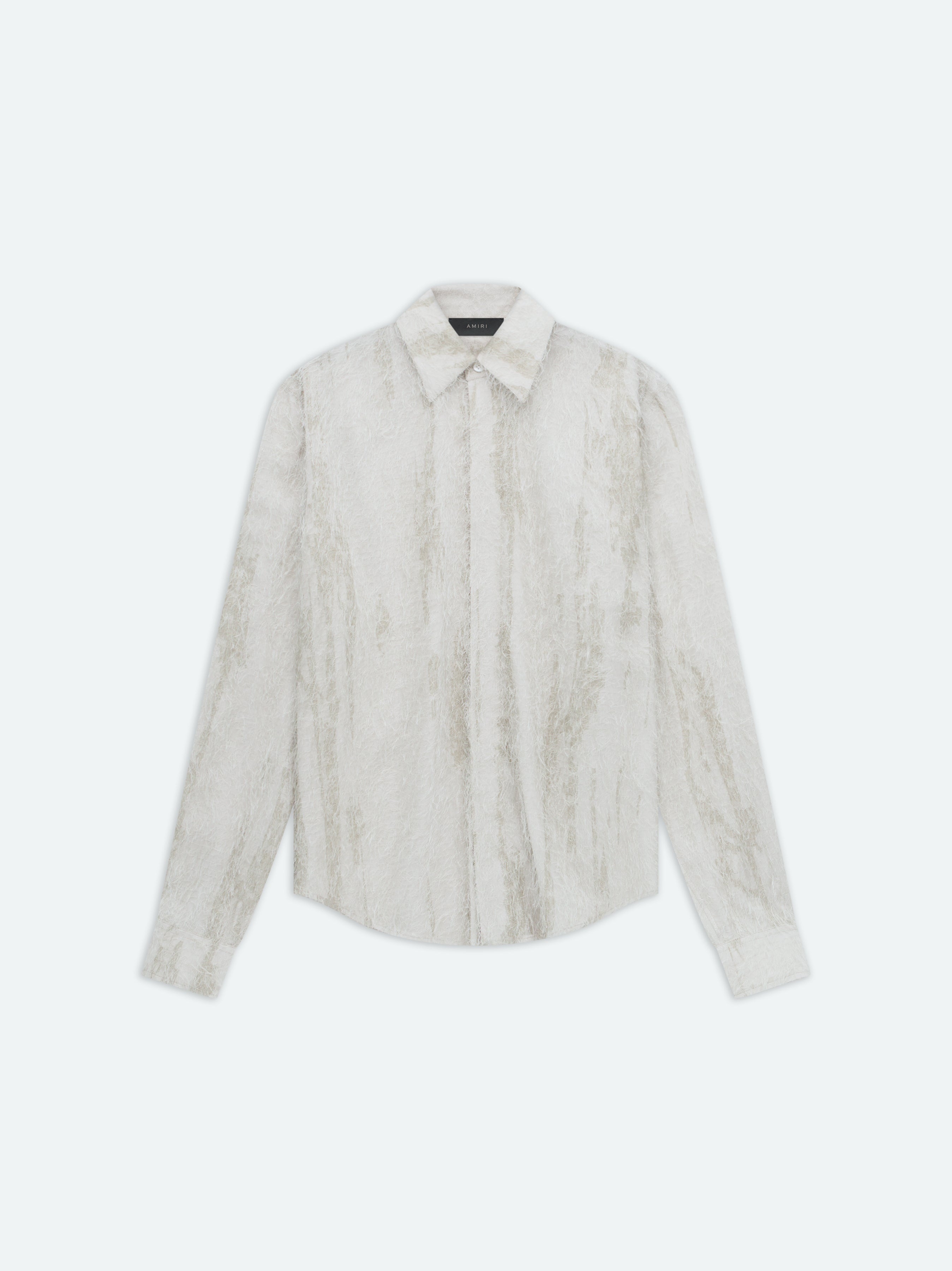 EYELASH BUTTON DOWN SHIRT - 1