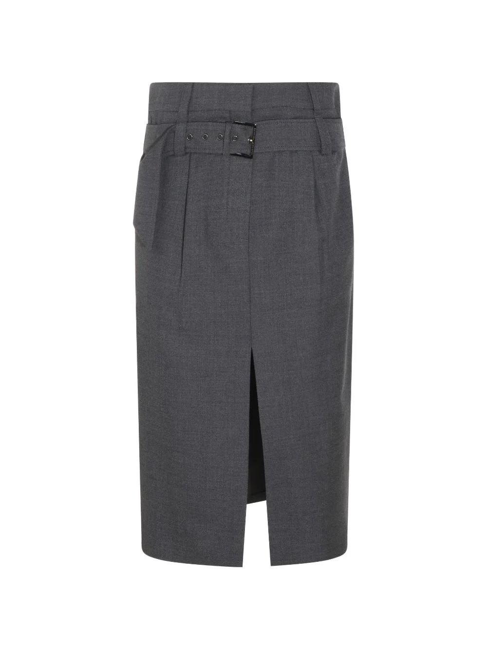 Wool long skirt - 1