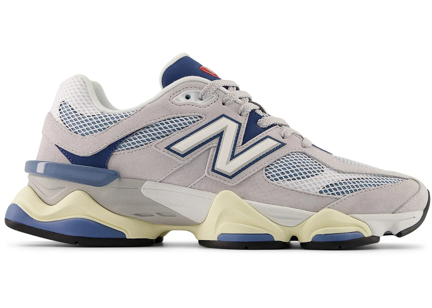 New Balance 9060 Pearl Grey Dark Shoreline Blue - 1