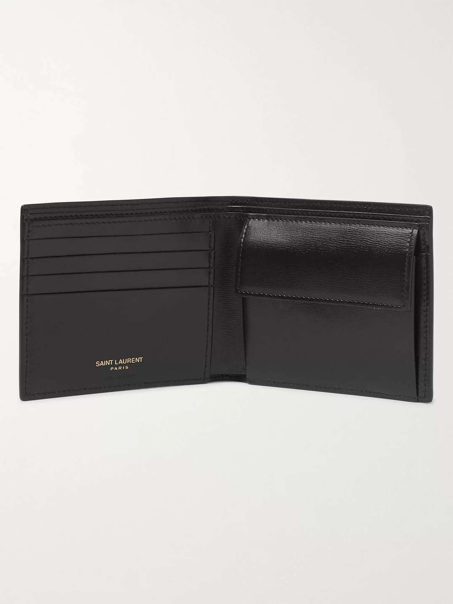 Logo-Appliquéd Leather Billfold Wallet - 2