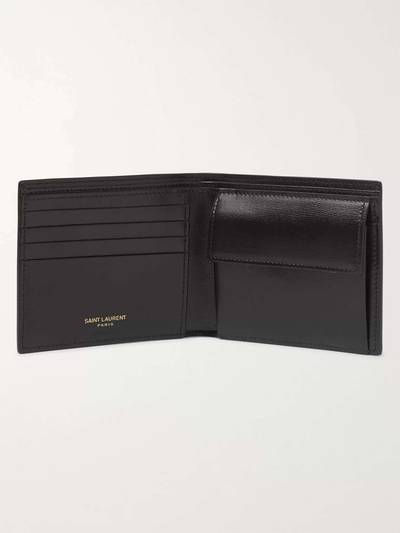 SAINT LAURENT Logo-Appliquéd Leather Billfold Wallet outlook