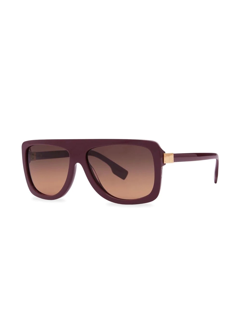 hardware detail square frame sunglasses - 2