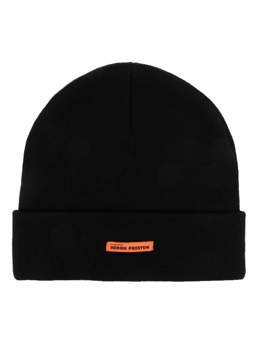 logo-tag wool beanie - 1