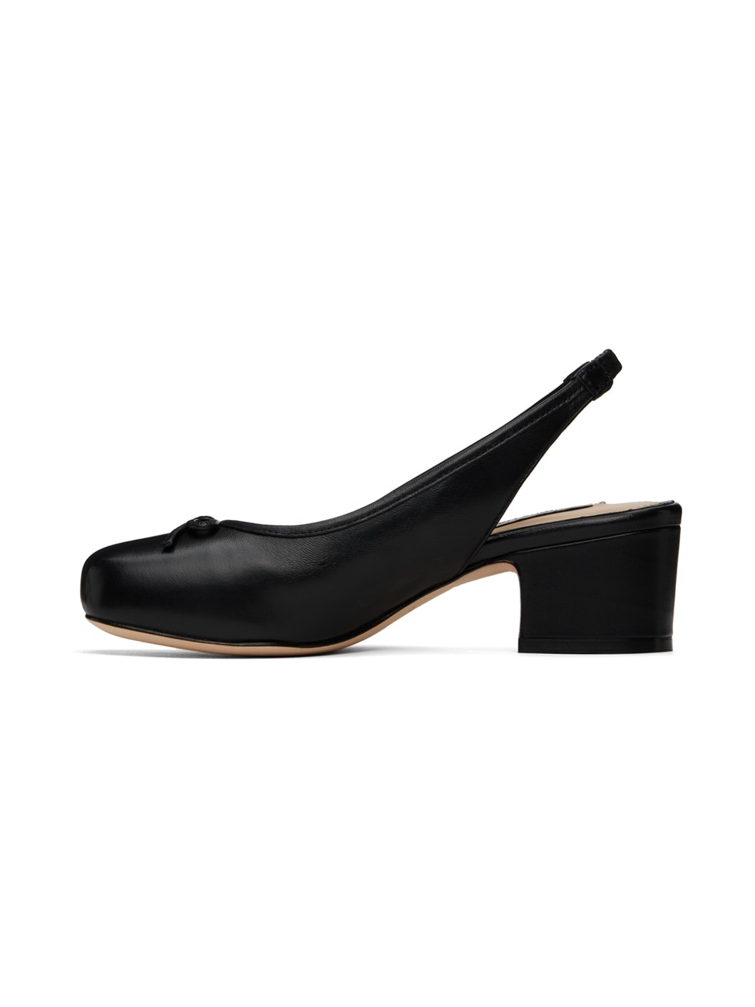 SSENSE Exclusive Black Slingback 45 Heels - 3