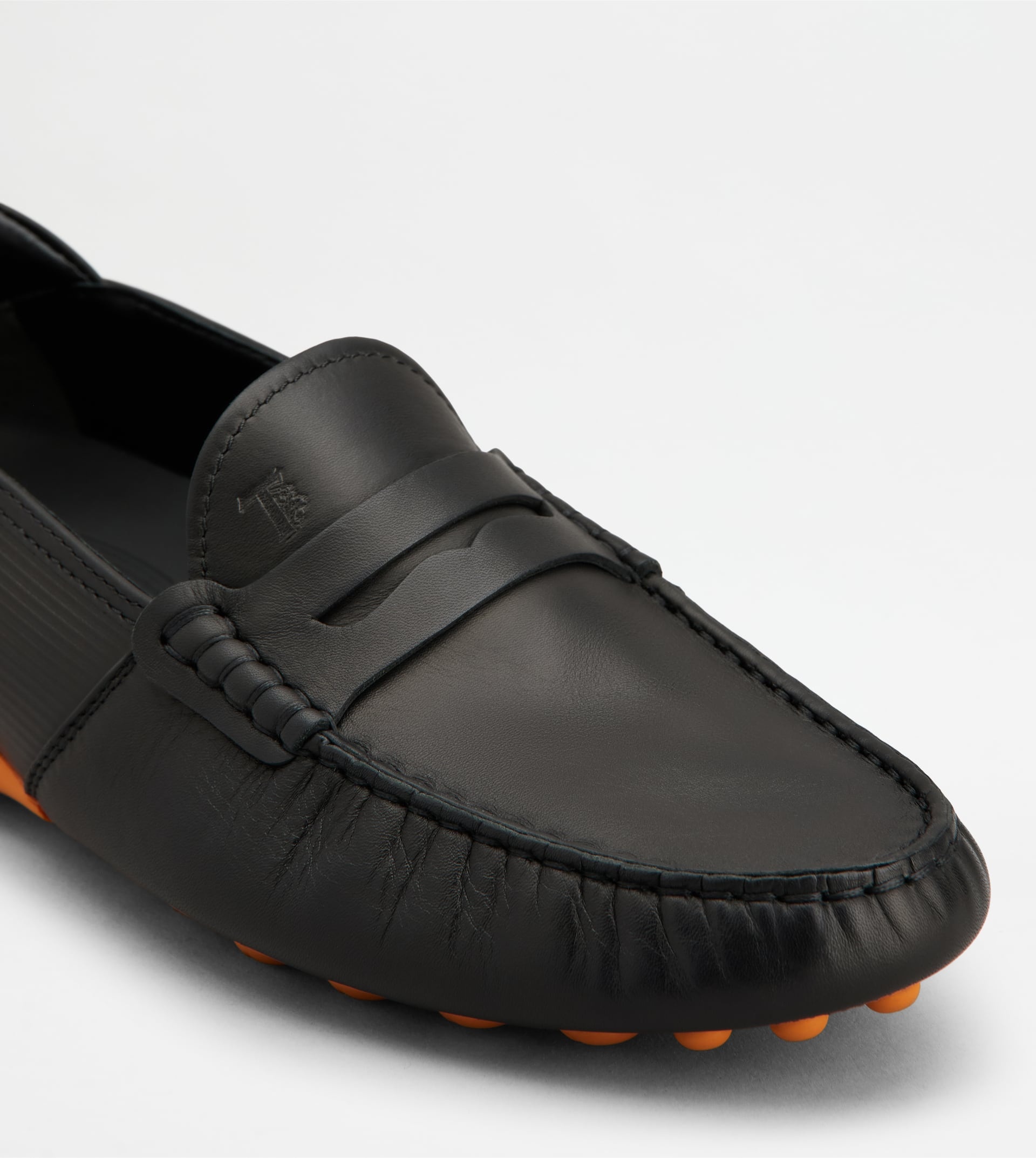 LOAFERS IN LEATHER - BLACK - 6