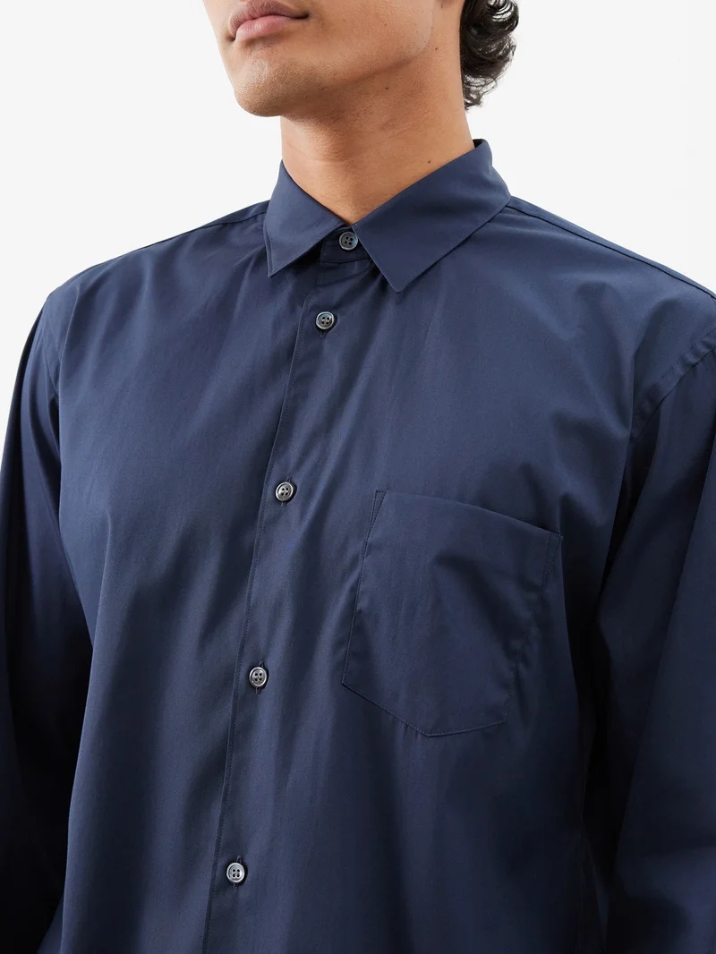 Cotton-poplin shirt - 3