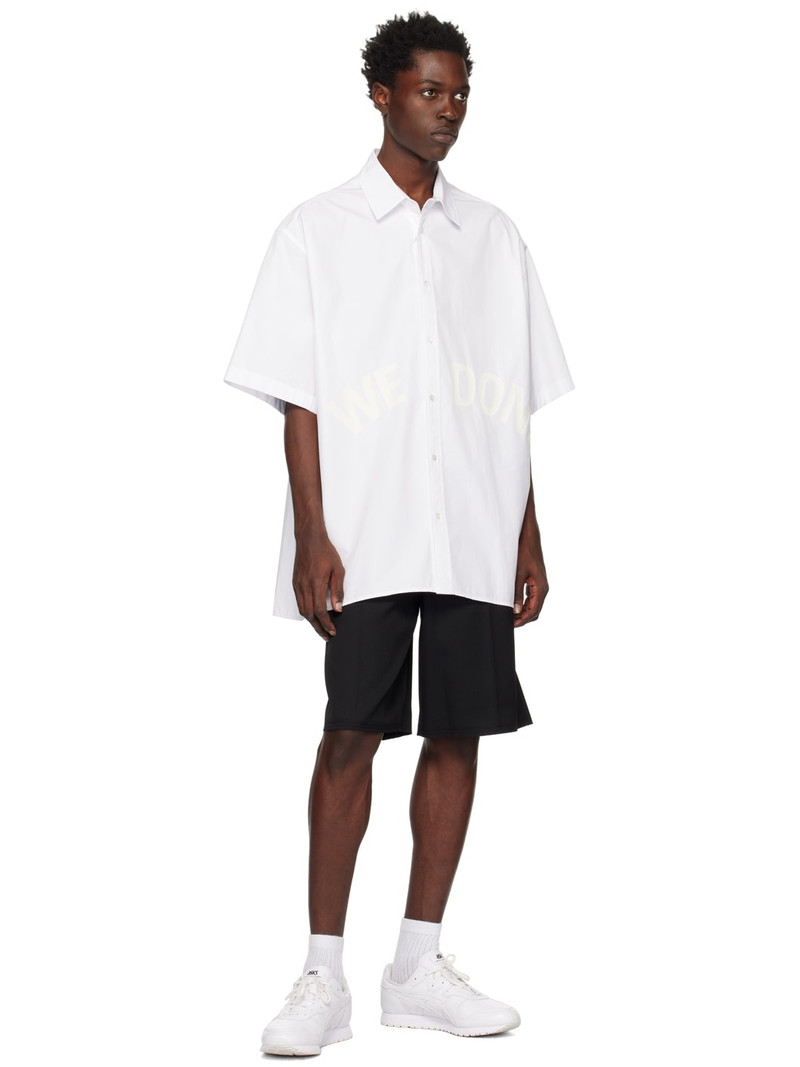 We11done White Printed Shirt outlook