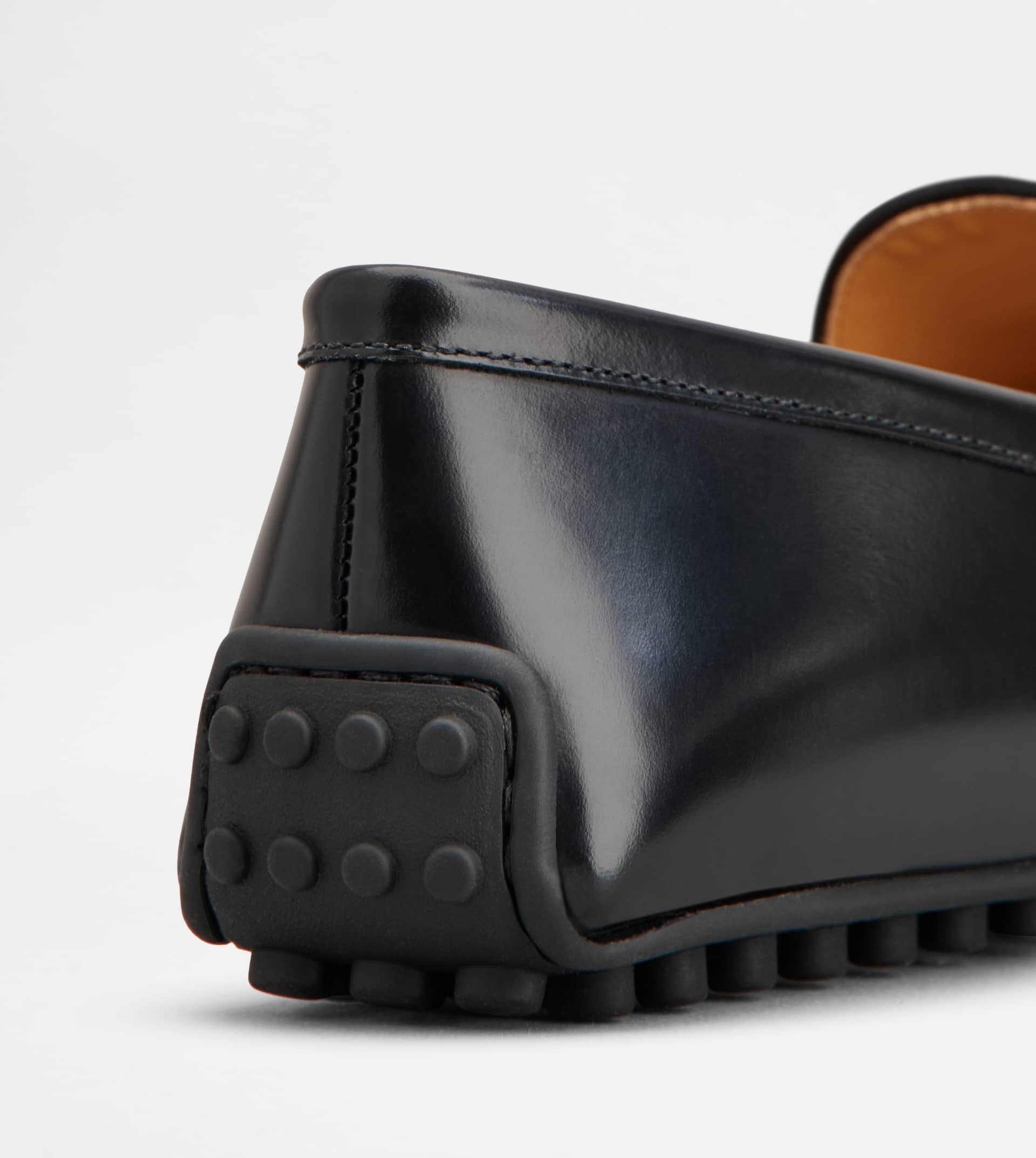CITY GOMMINO DRIVING SHOES IN LEATHER - BLACK - 6