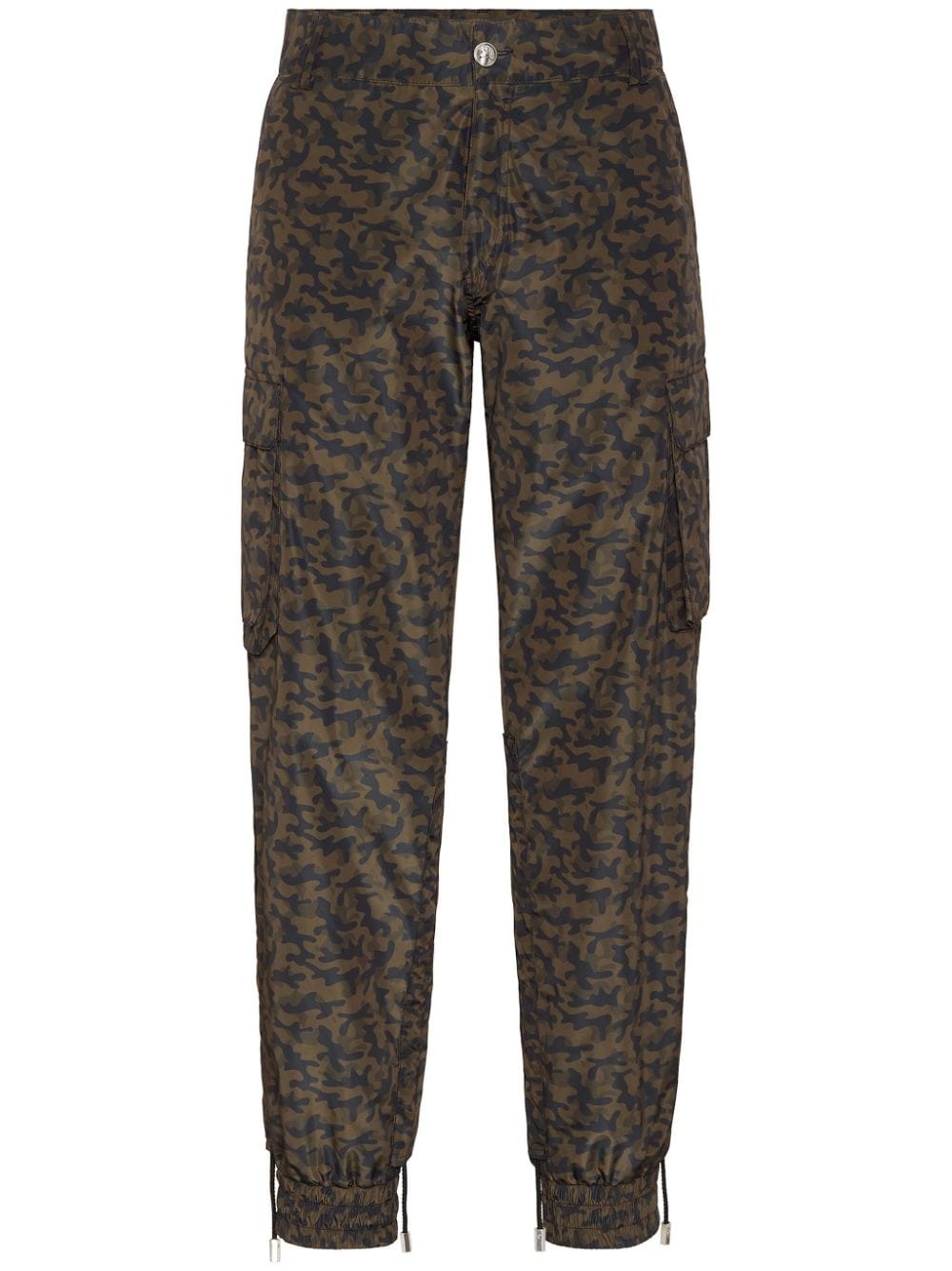 camouflage cargo trousers - 1