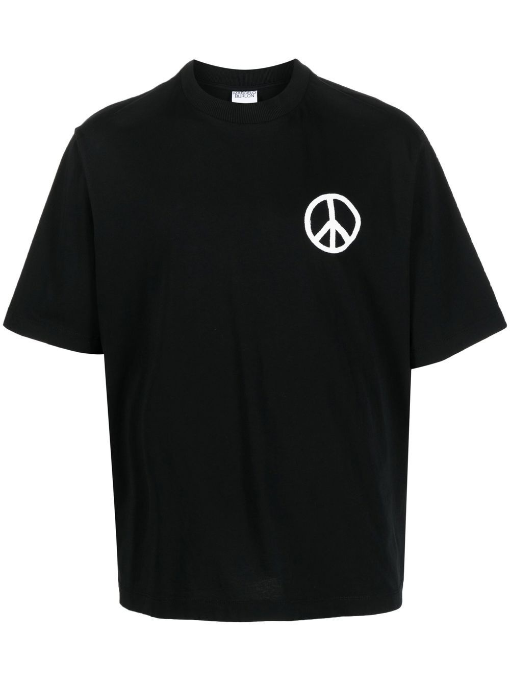 peace-logo short-sleeve T-shirt - 1