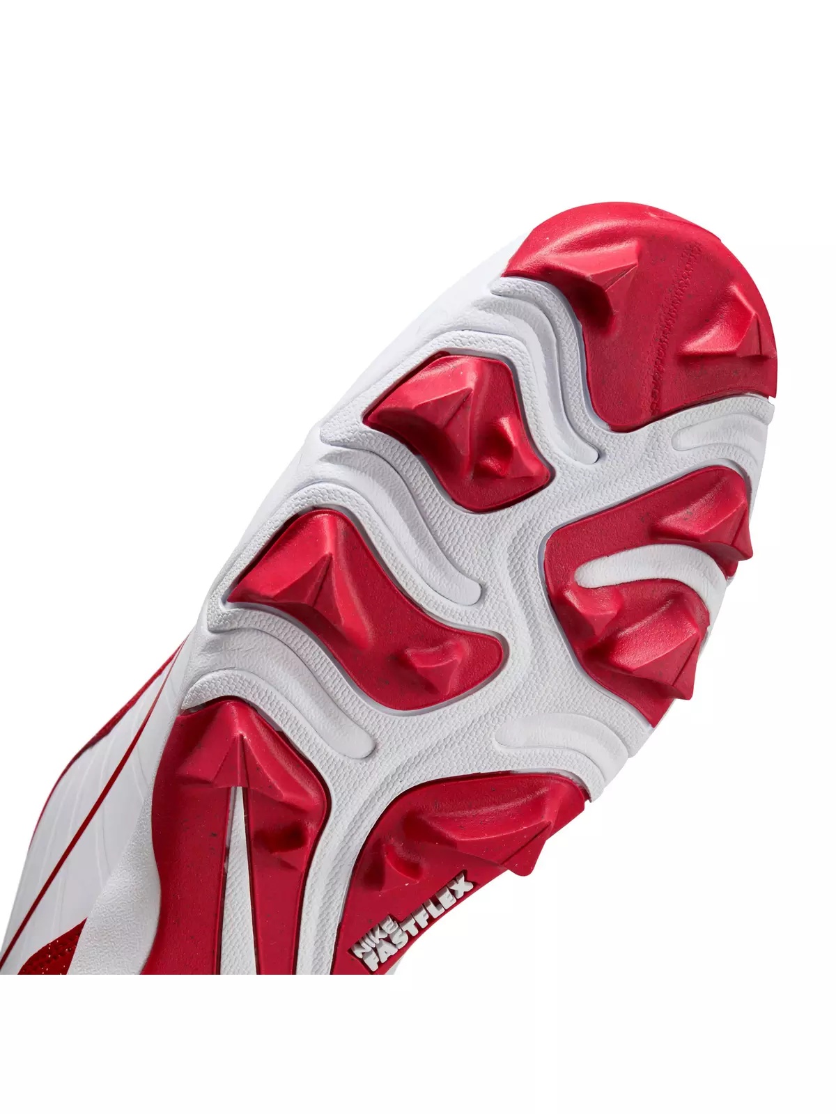 Alpha Huarache 4 Keystone "White/University Red" Men's Baseball Cleat - 7