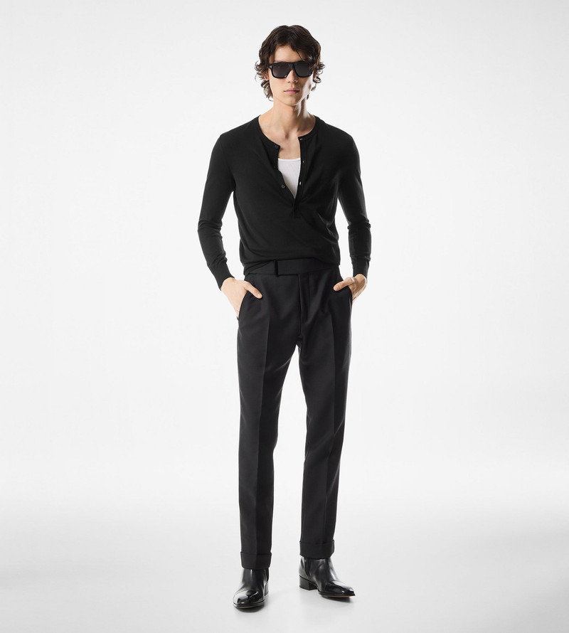 TOM FORD SILK VANISE HENLEY outlook